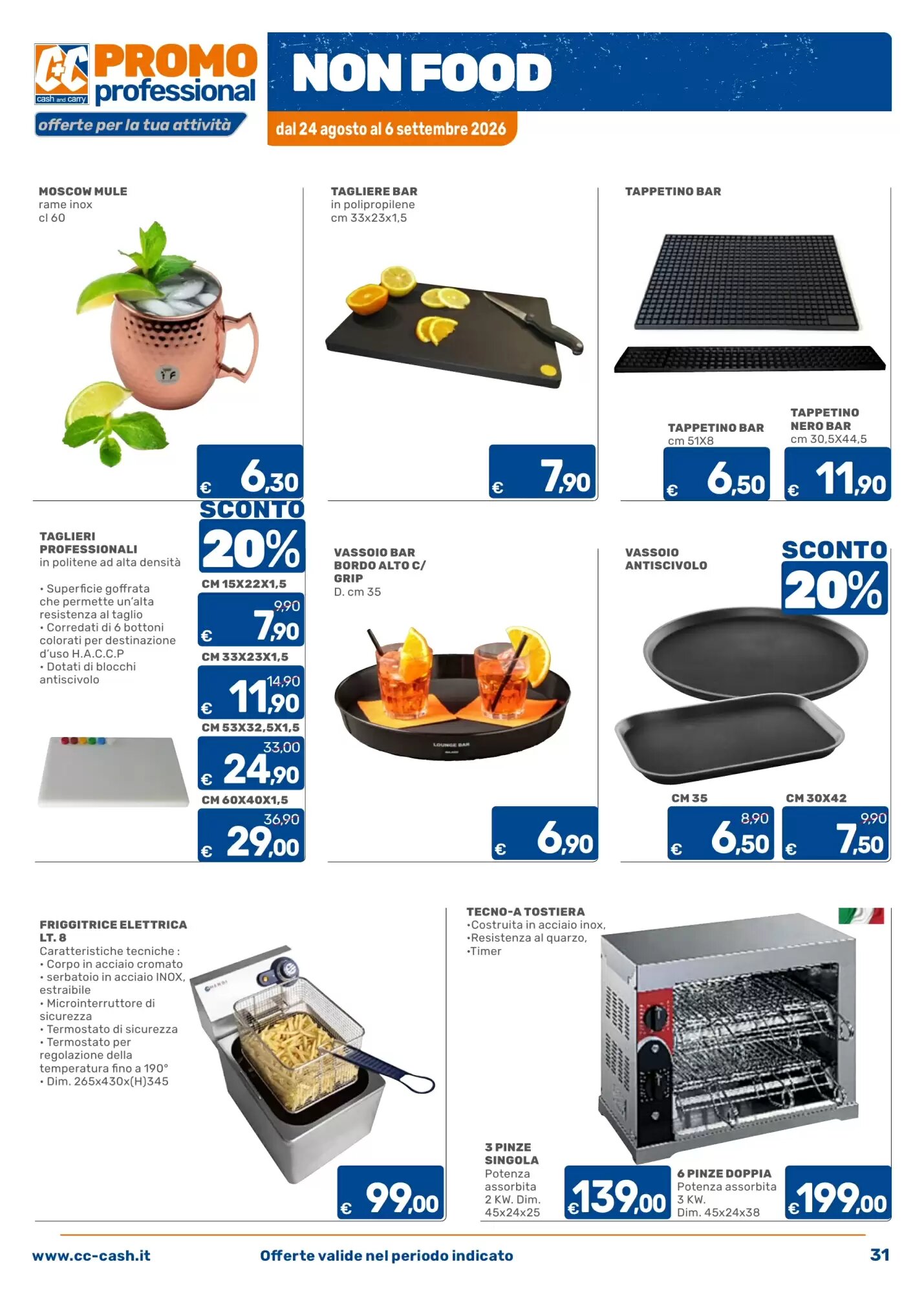 Volantino promozionale C+C Cash and Carry  valide dal 24/08/2026 - Pagina 31.
