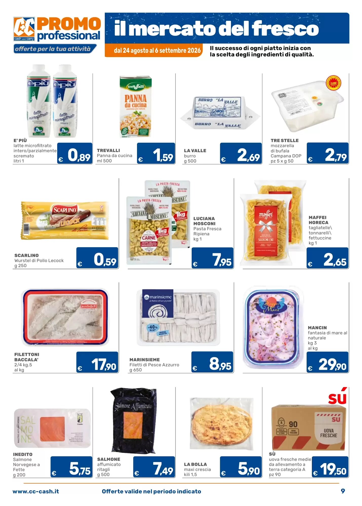Volantino promozionale C+C Cash and Carry  valide dal 24/08/2026 - Pagina 9.