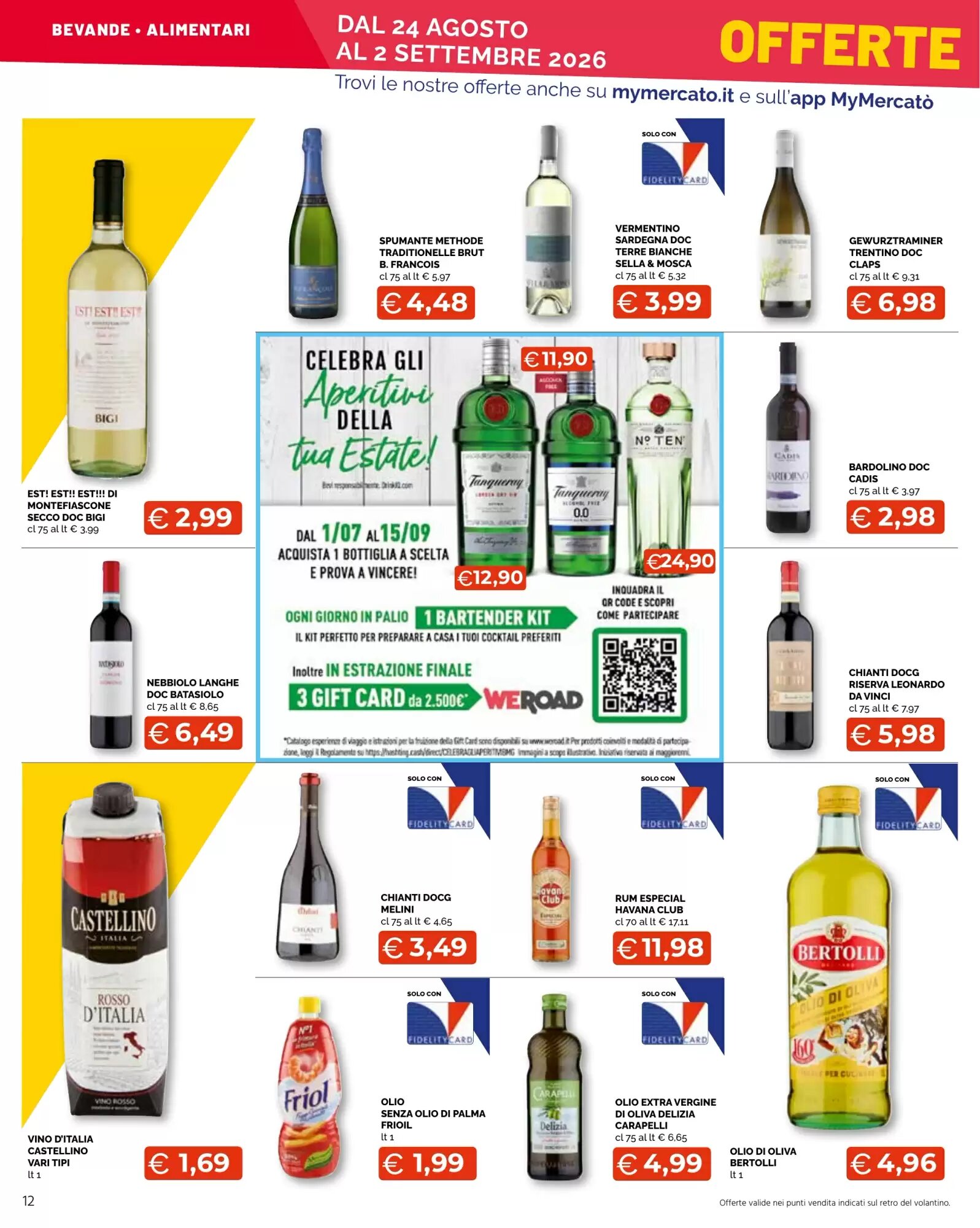 Volantino promozionale Mercatò Extra  valide dal 24/08/2026 - Pagina 12.