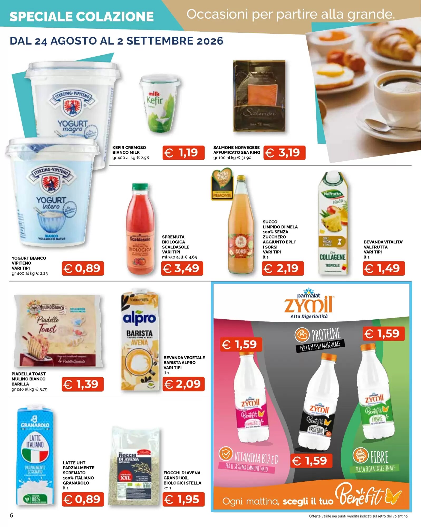 Volantino promozionale Mercatò Extra  valide dal 24/08/2026 - Pagina 6.