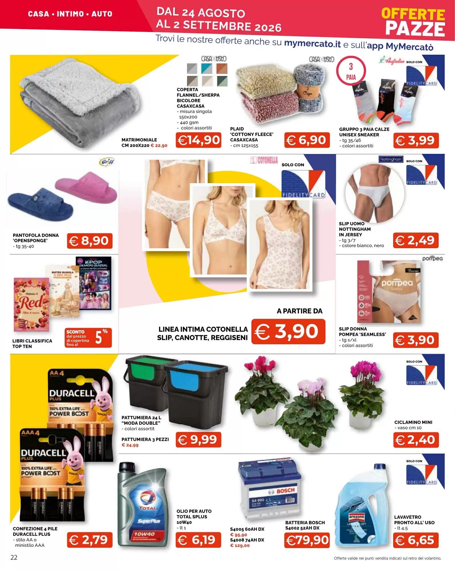 Volantino promozionale Mercatò Big  valide dal 24/08/2026 - Pagina 22.