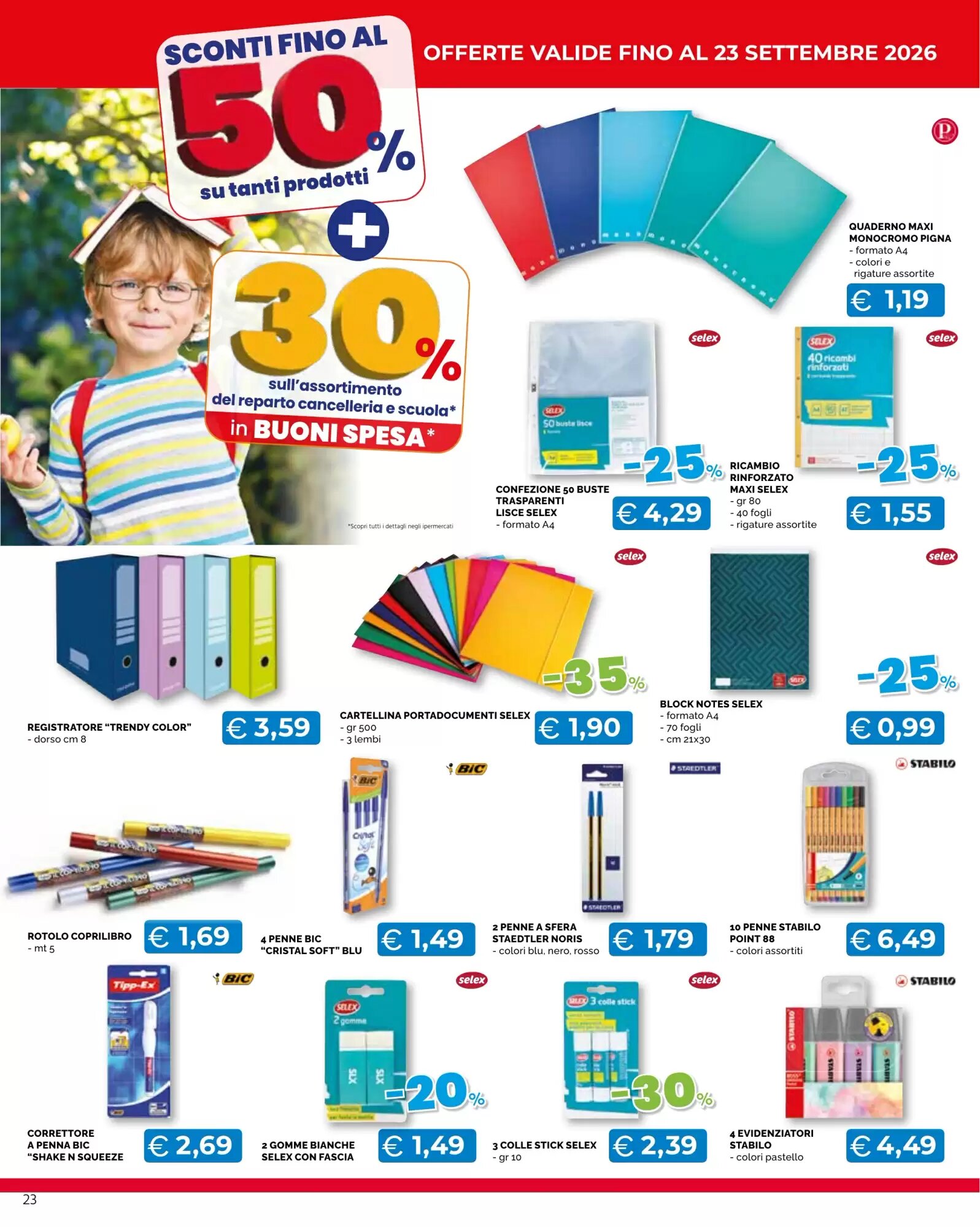 Volantino promozionale Mercatò Big  valide dal 24/08/2026 - Pagina 23.