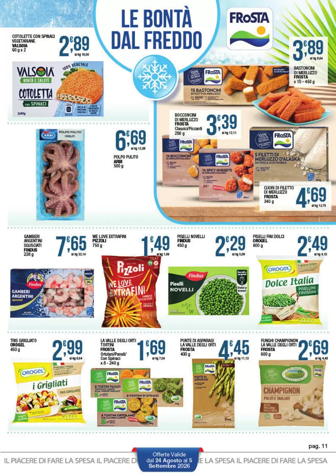 Volantino promozionale Sidis  valide dal 24/08/2026 - Pagina 11.