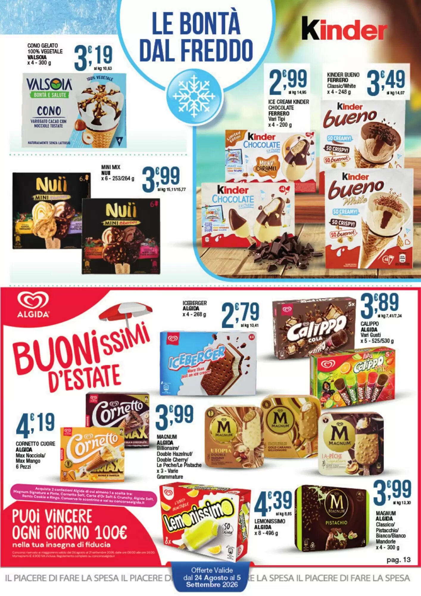 Volantino promozionale Sidis  valide dal 24/08/2026 - Pagina 13.
