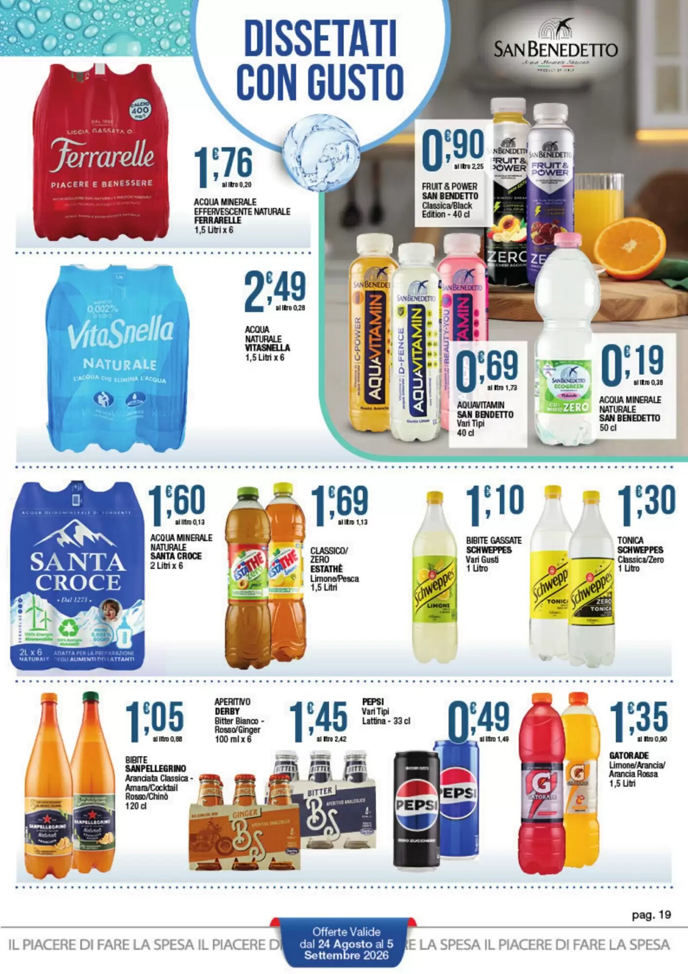 Volantino promozionale Sidis  valide dal 24/08/2026 - Pagina 19.