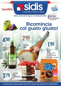 Volantino promozionale Sidis  valide dal 24/08/2026