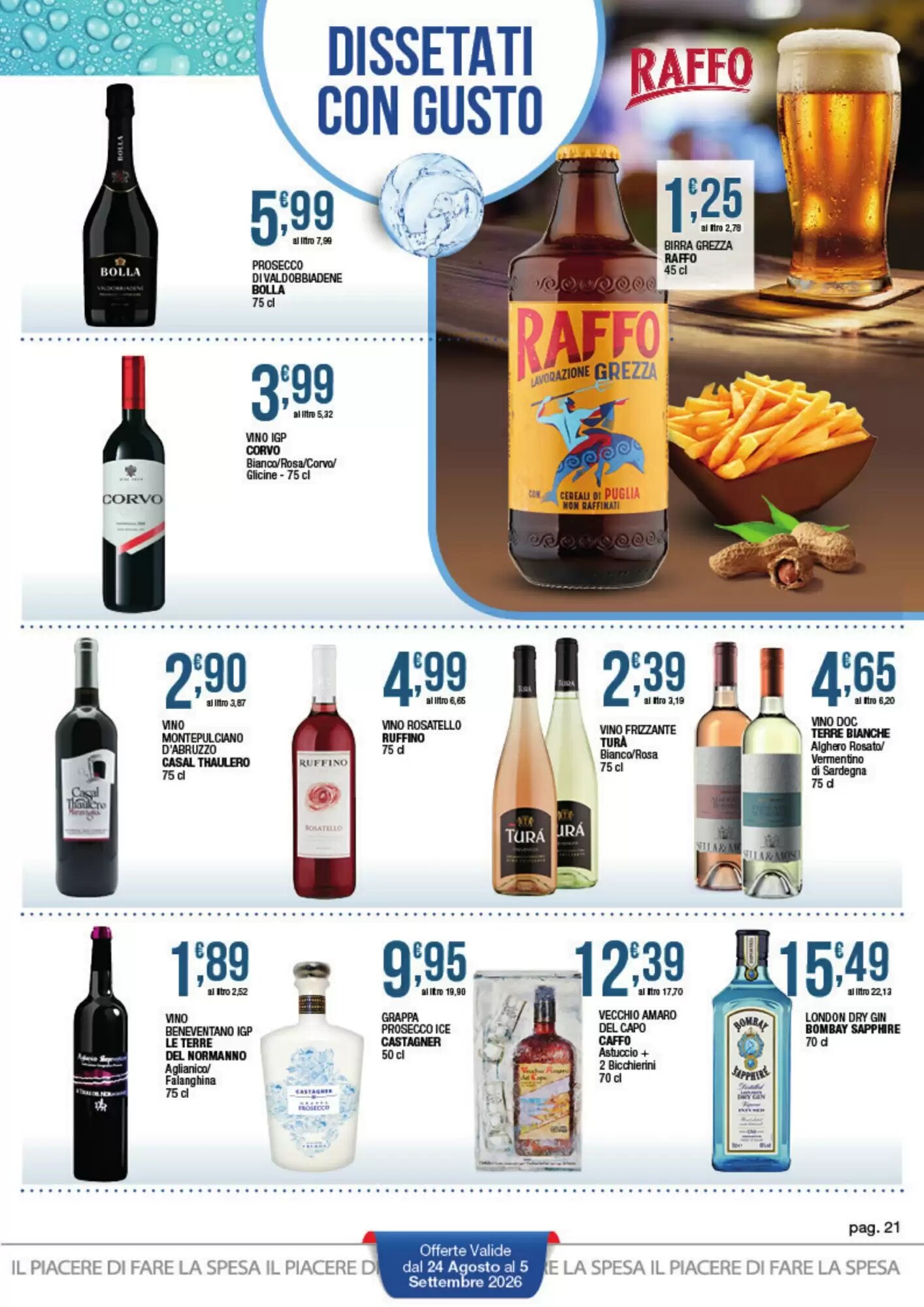 Volantino promozionale Sidis  valide dal 24/08/2026 - Pagina 21.