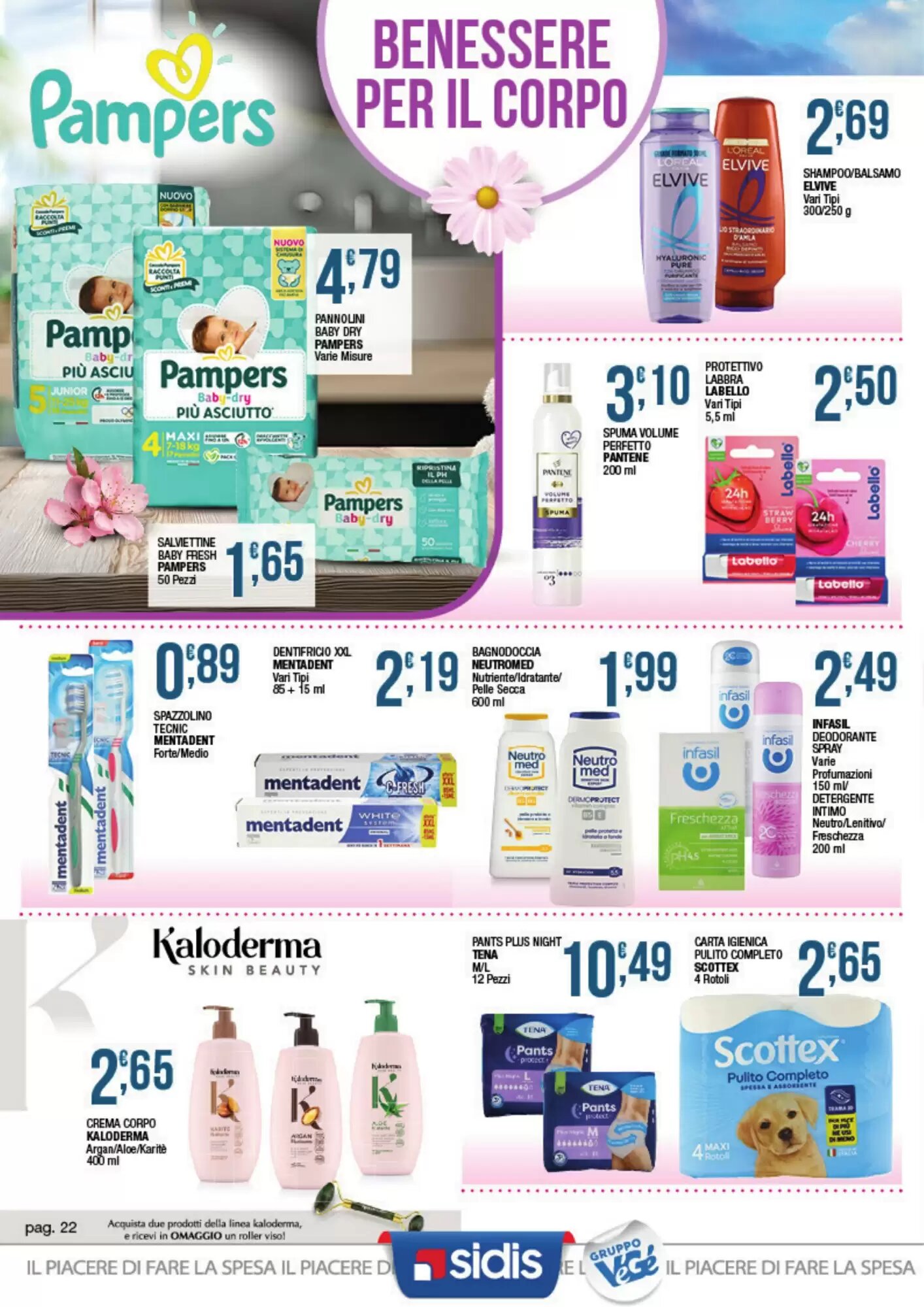 Volantino promozionale Sidis  valide dal 24/08/2026 - Pagina 22.