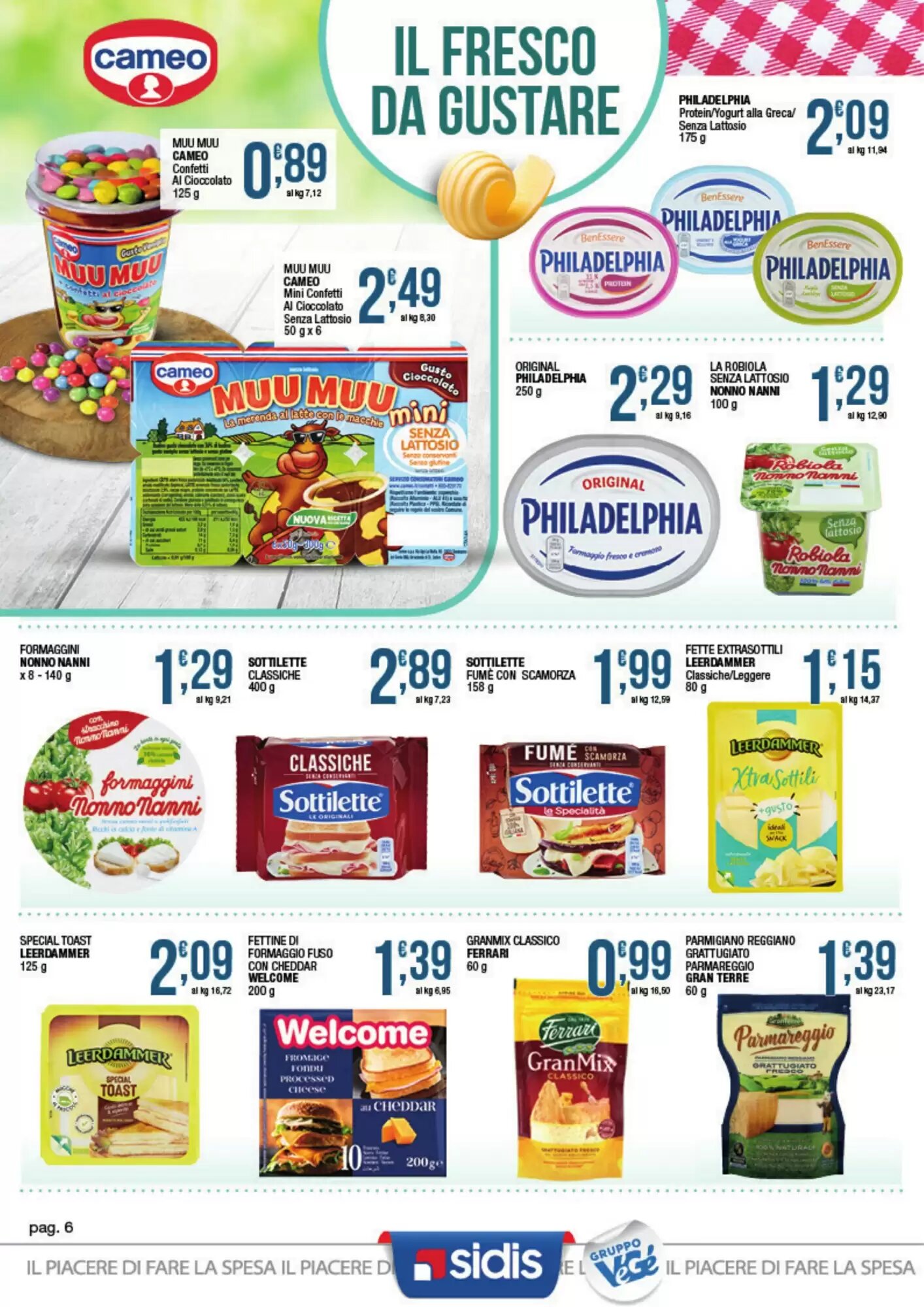 Volantino promozionale Sidis  valide dal 24/08/2026 - Pagina 6.
