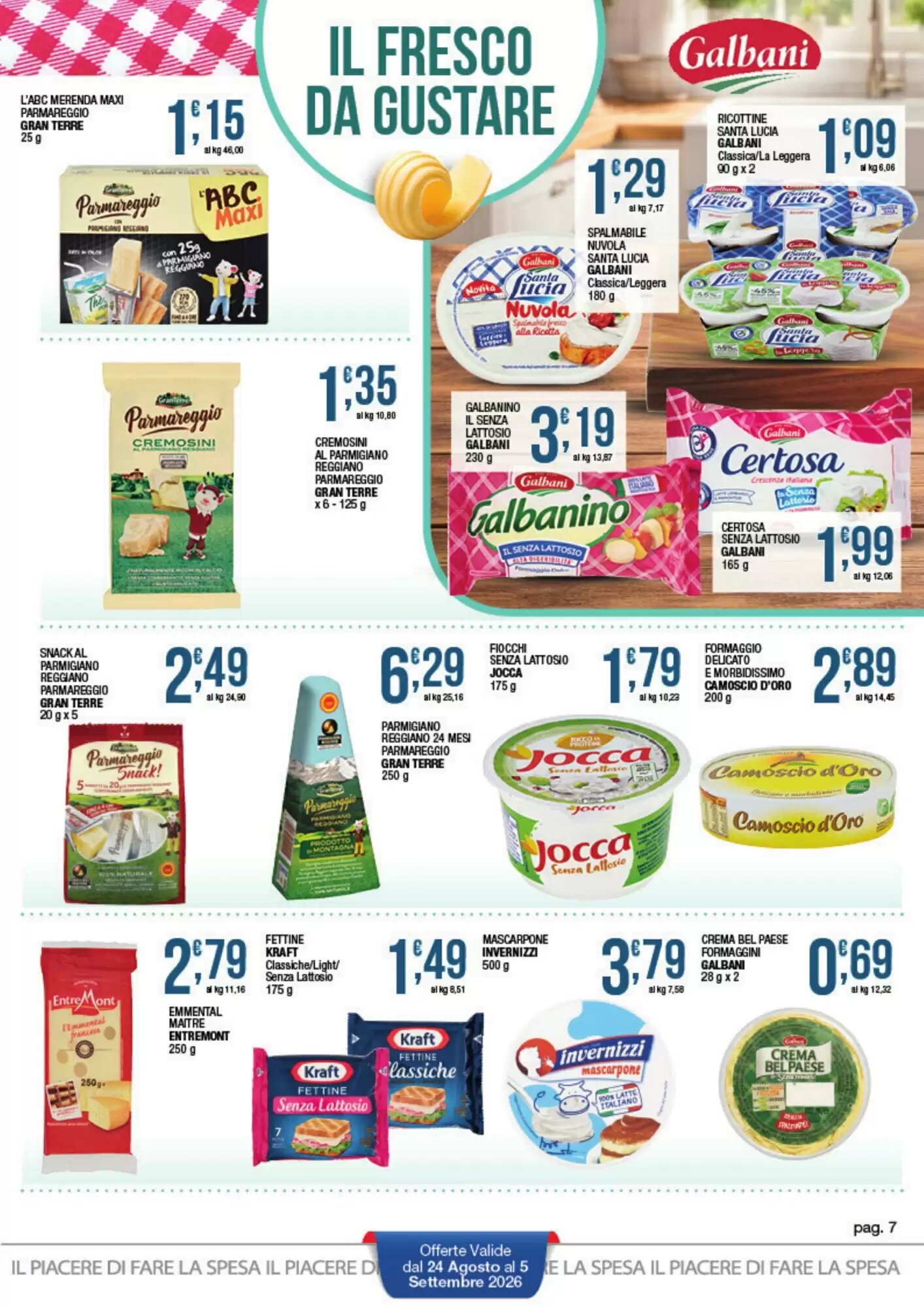 Volantino promozionale Sidis  valide dal 24/08/2026 - Pagina 7.