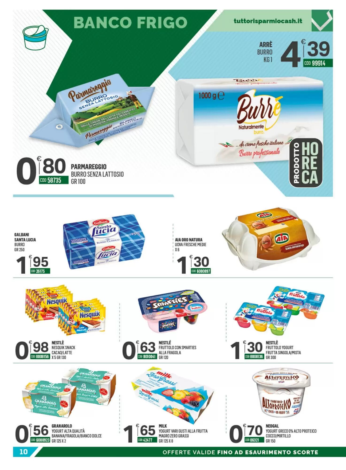 Volantino promozionale Tutto Risparmio Cash&Carry  valide dal 24/08/2026 - Pagina 10.