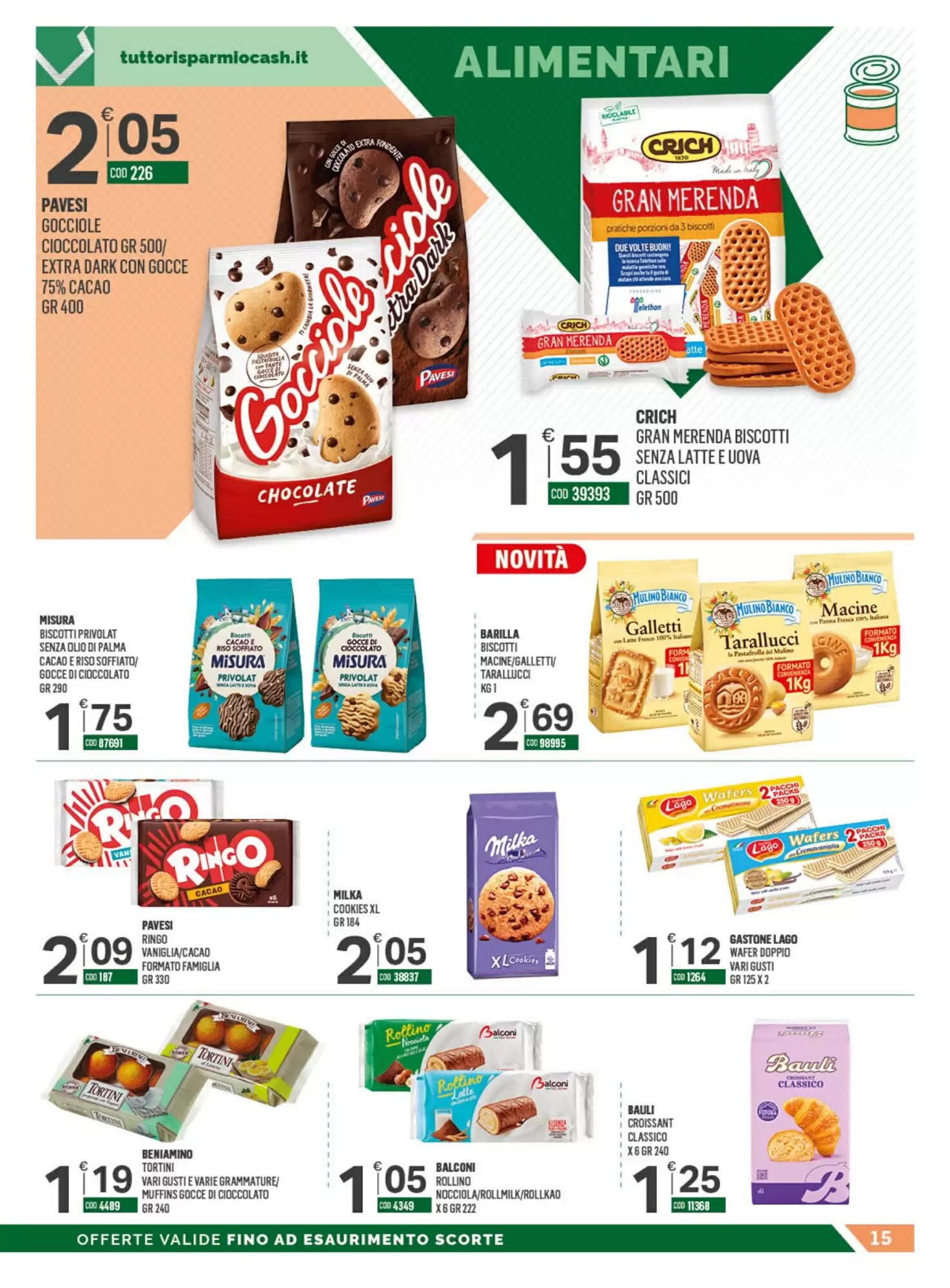 Volantino promozionale Tutto Risparmio Cash&Carry  valide dal 24/08/2026 - Pagina 15.