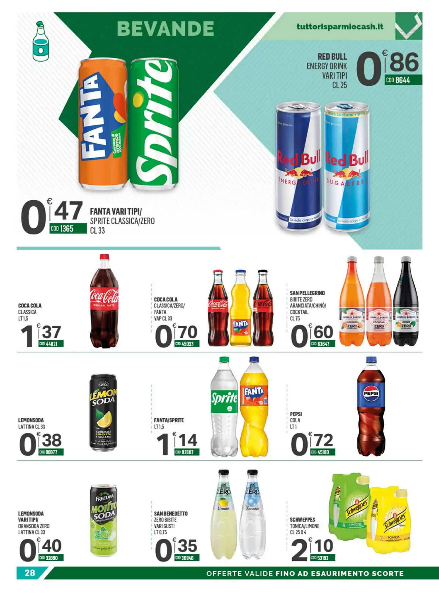 Volantino promozionale Tutto Risparmio Cash&Carry  valide dal 24/08/2026 - Pagina 28.