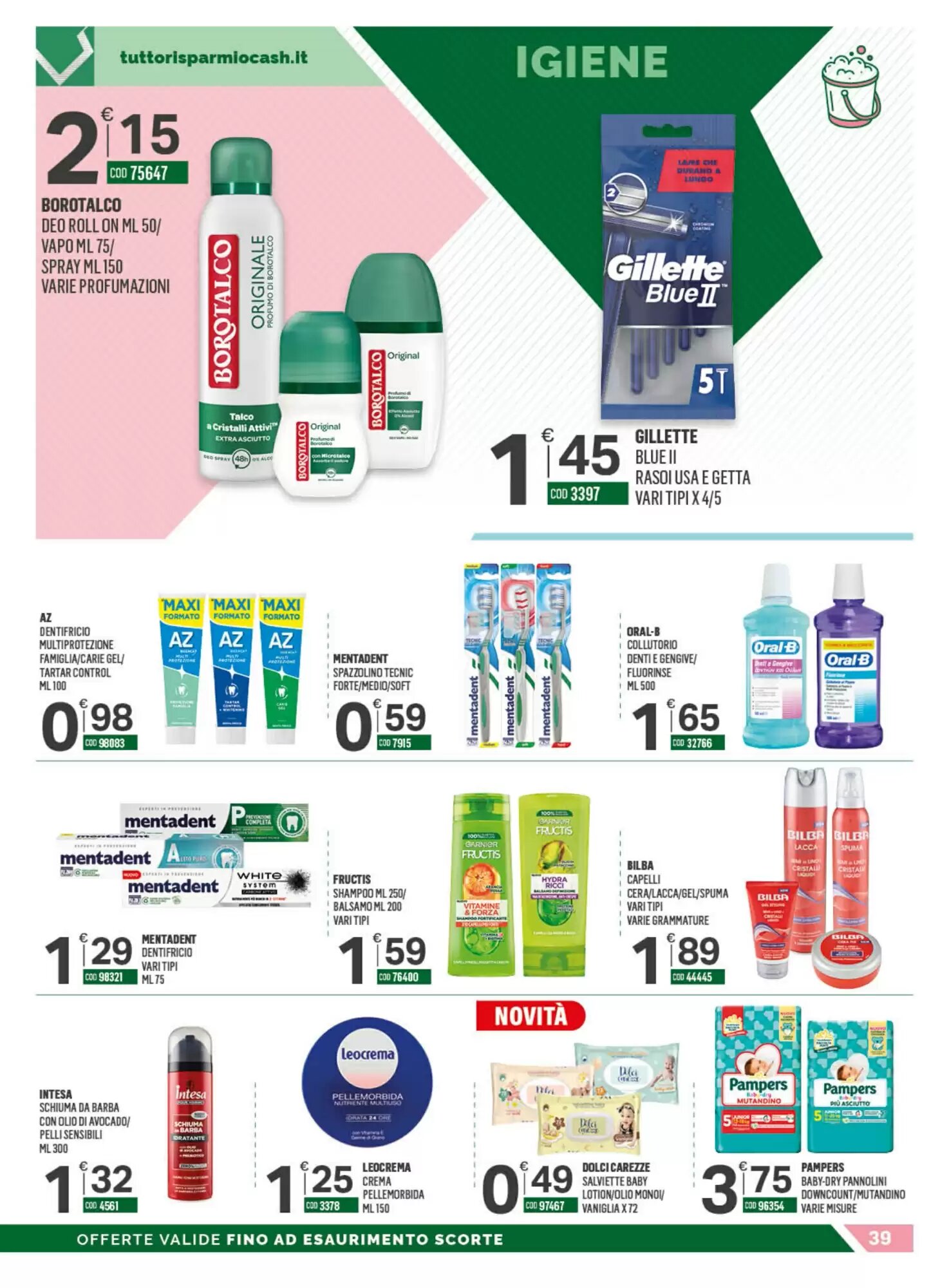 Volantino promozionale Tutto Risparmio Cash&Carry  valide dal 24/08/2026 - Pagina 39.