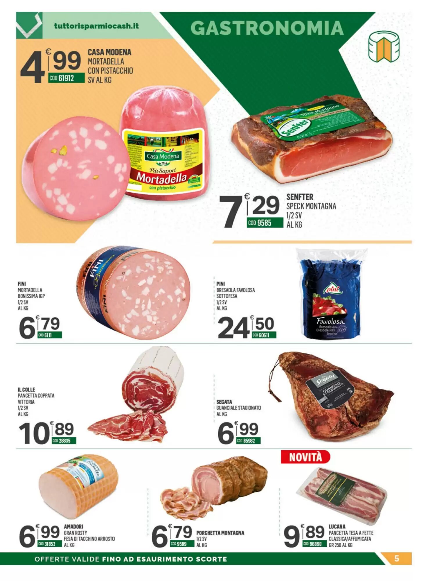 Volantino promozionale Tutto Risparmio Cash&Carry  valide dal 24/08/2026 - Pagina 5.