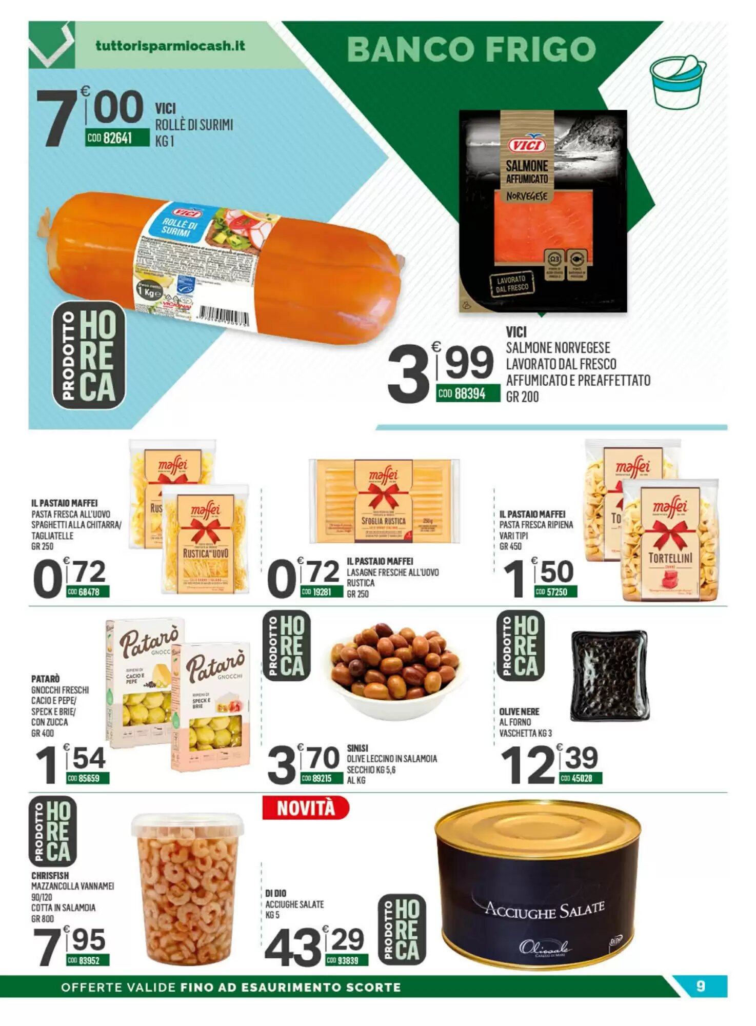 Volantino promozionale Tutto Risparmio Cash&Carry  valide dal 24/08/2026 - Pagina 9.