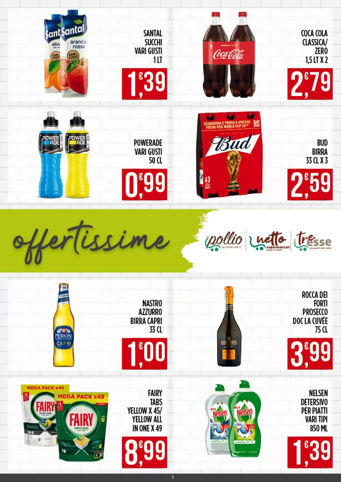 Volantino promozionale Supermercato Pollio  valide dal 24/08/2026 - Pagina 3.