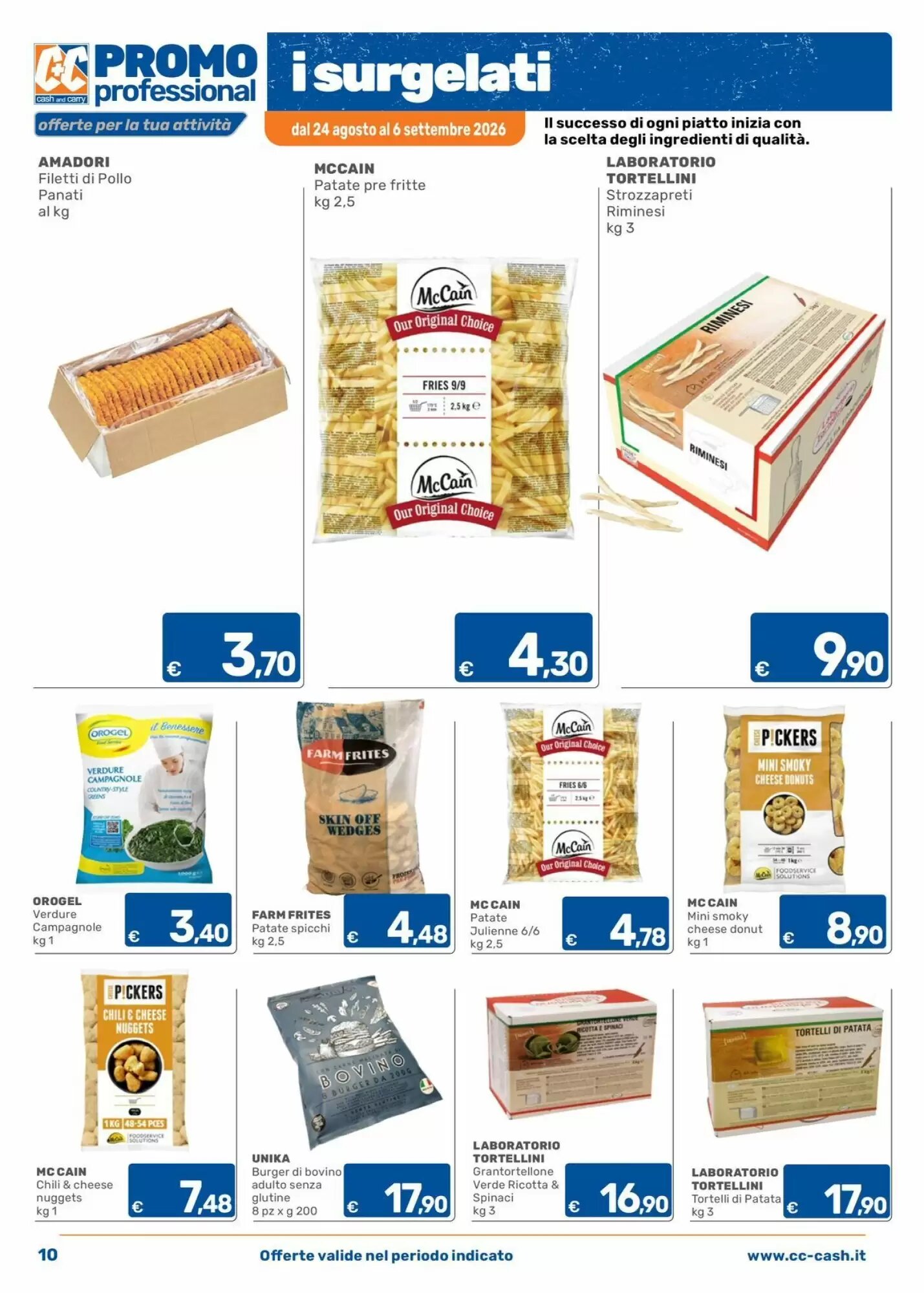 Volantino promozionale C+C Cash and Carry  valide dal 24/08/2026 - Pagina 10.