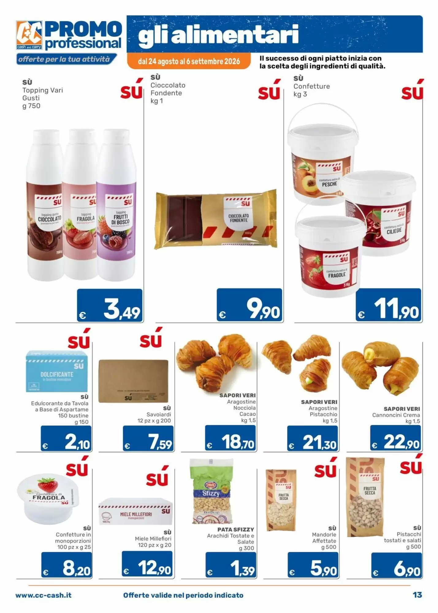Volantino promozionale C+C Cash and Carry  valide dal 24/08/2026 - Pagina 13.