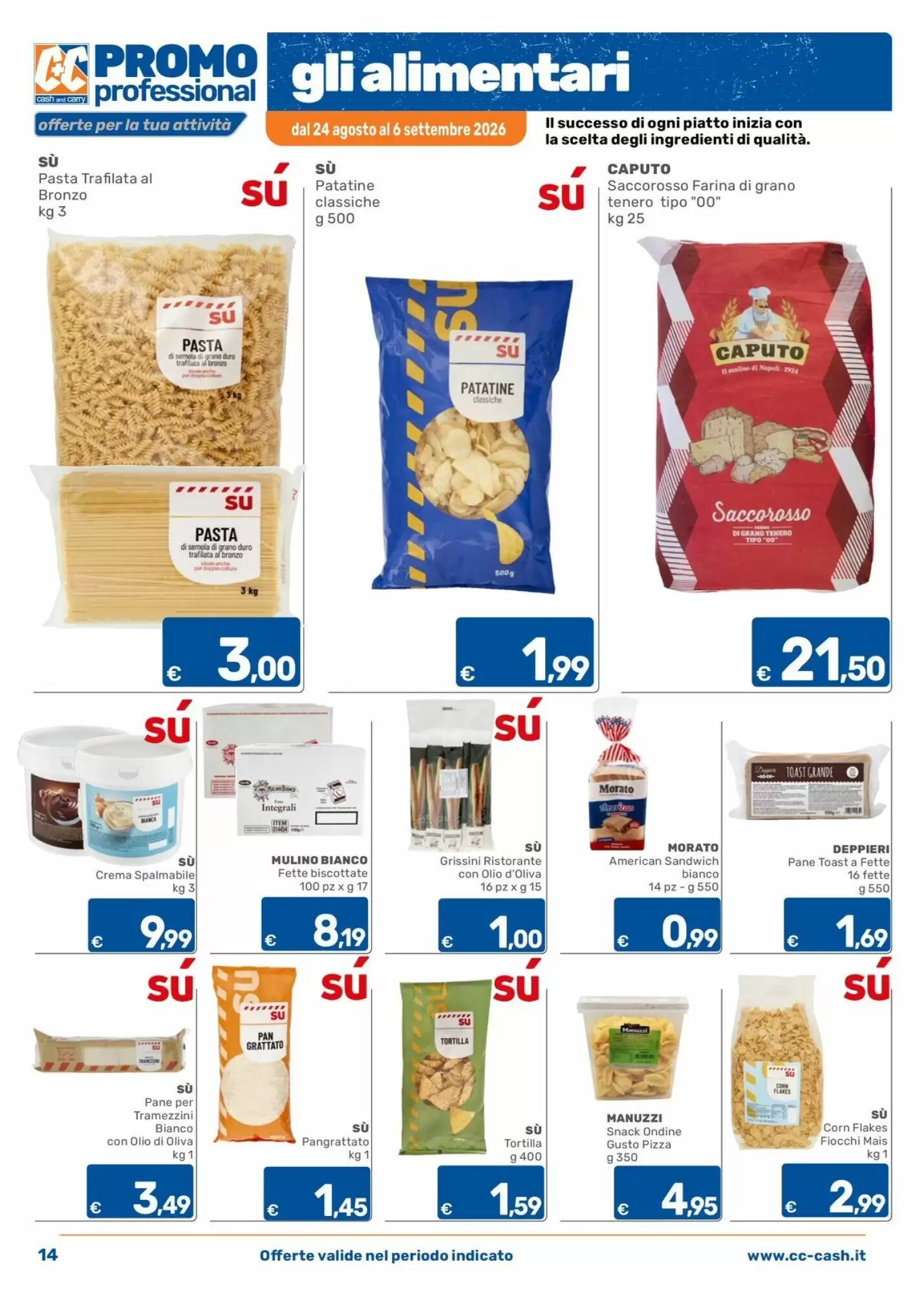 Volantino promozionale C+C Cash and Carry  valide dal 24/08/2026 - Pagina 14.