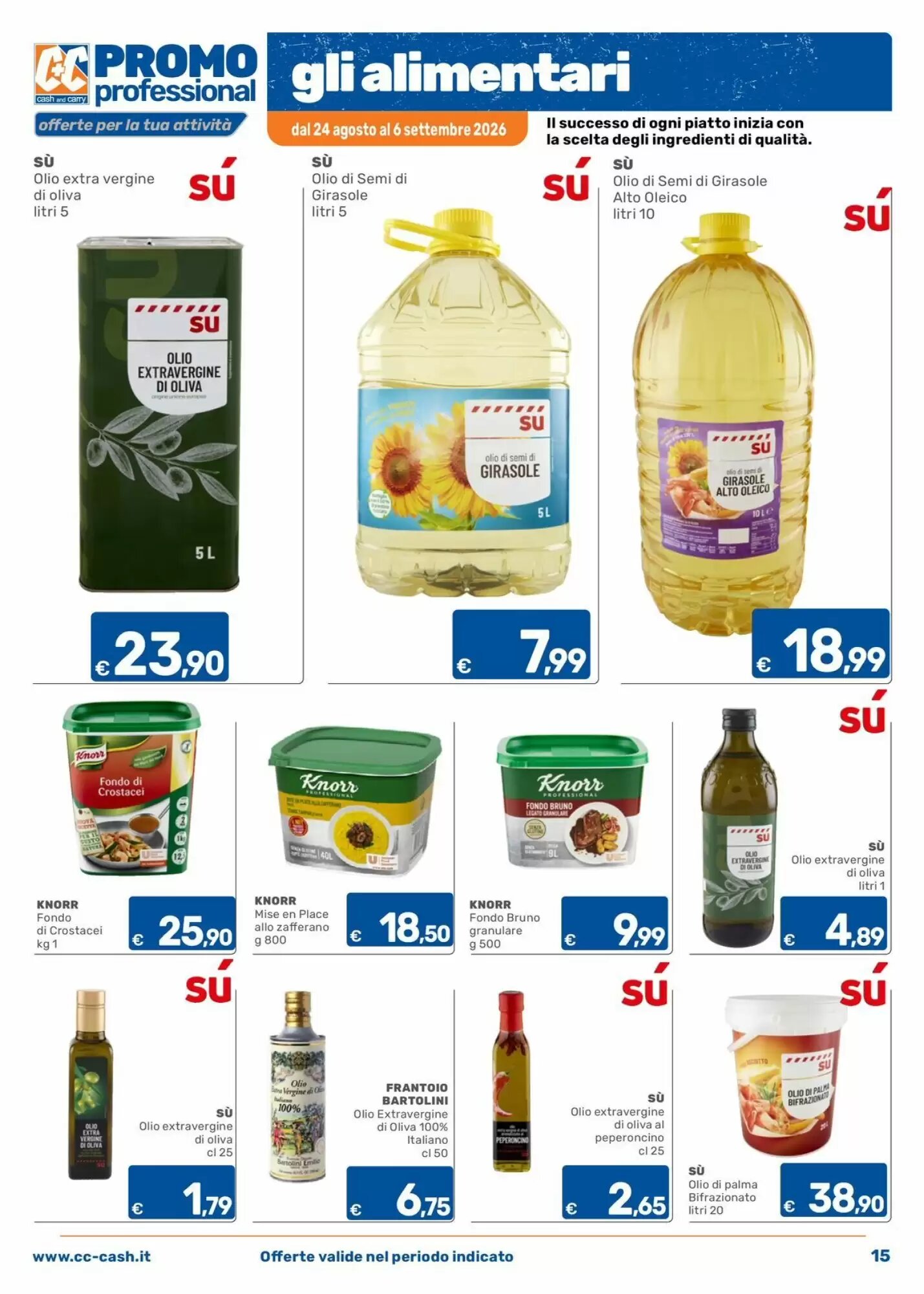 Volantino promozionale C+C Cash and Carry  valide dal 24/08/2026 - Pagina 15.