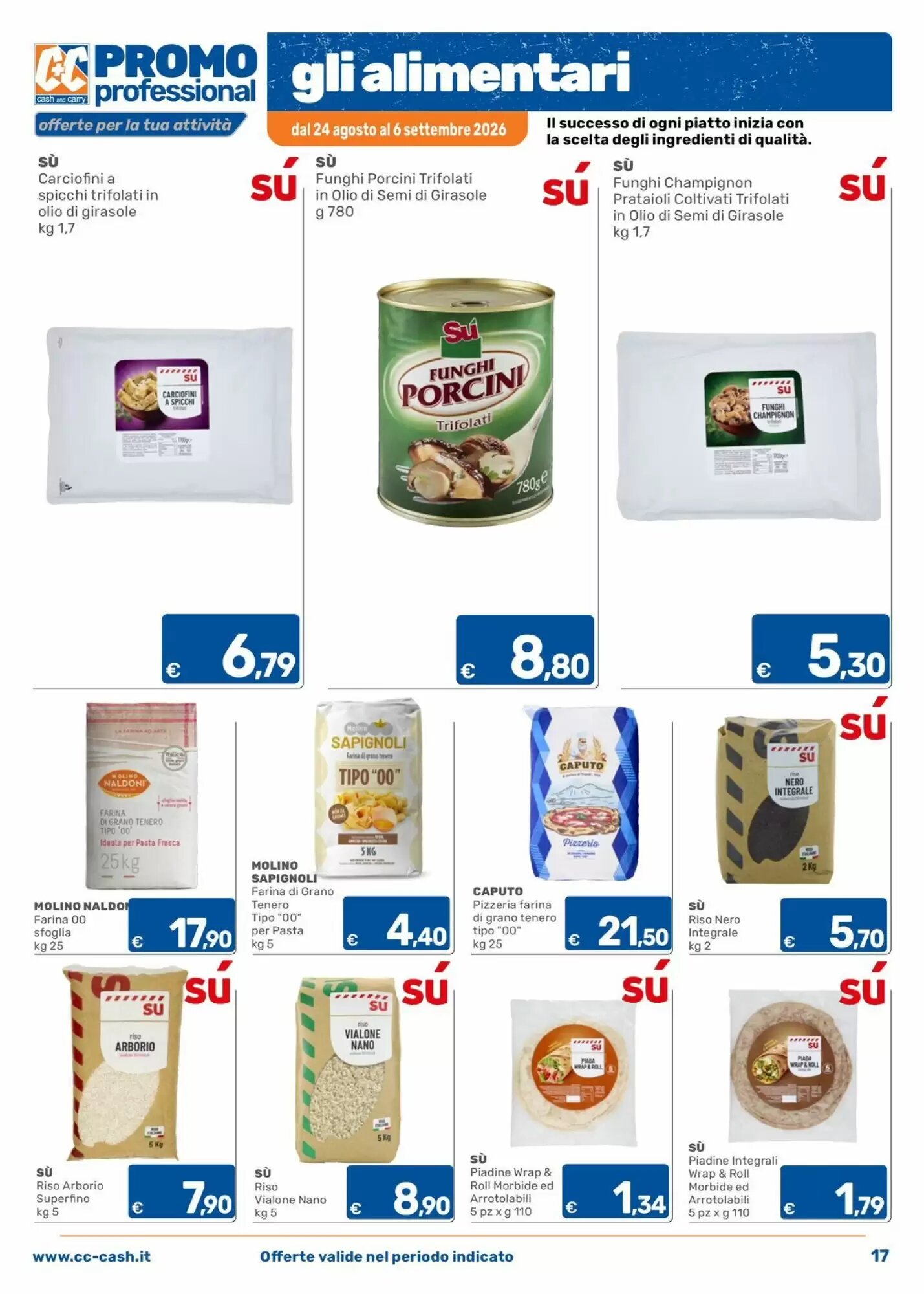 Volantino promozionale C+C Cash and Carry  valide dal 24/08/2026 - Pagina 17.