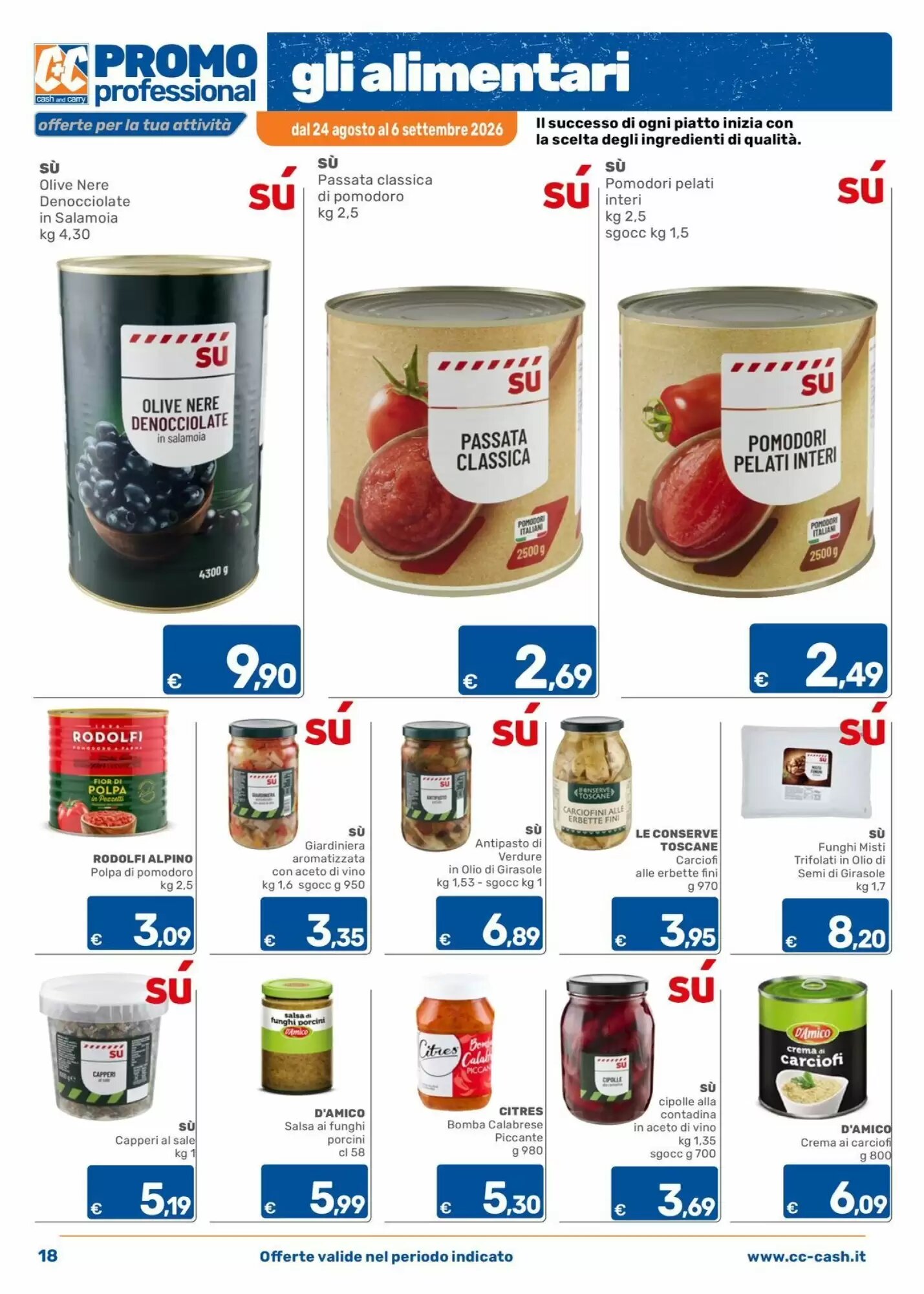 Volantino promozionale C+C Cash and Carry  valide dal 24/08/2026 - Pagina 18.