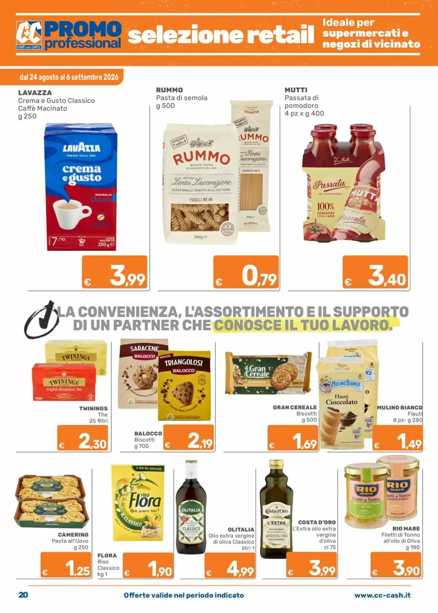 Volantino promozionale C+C Cash and Carry  valide dal 24/08/2026 - Pagina 20.