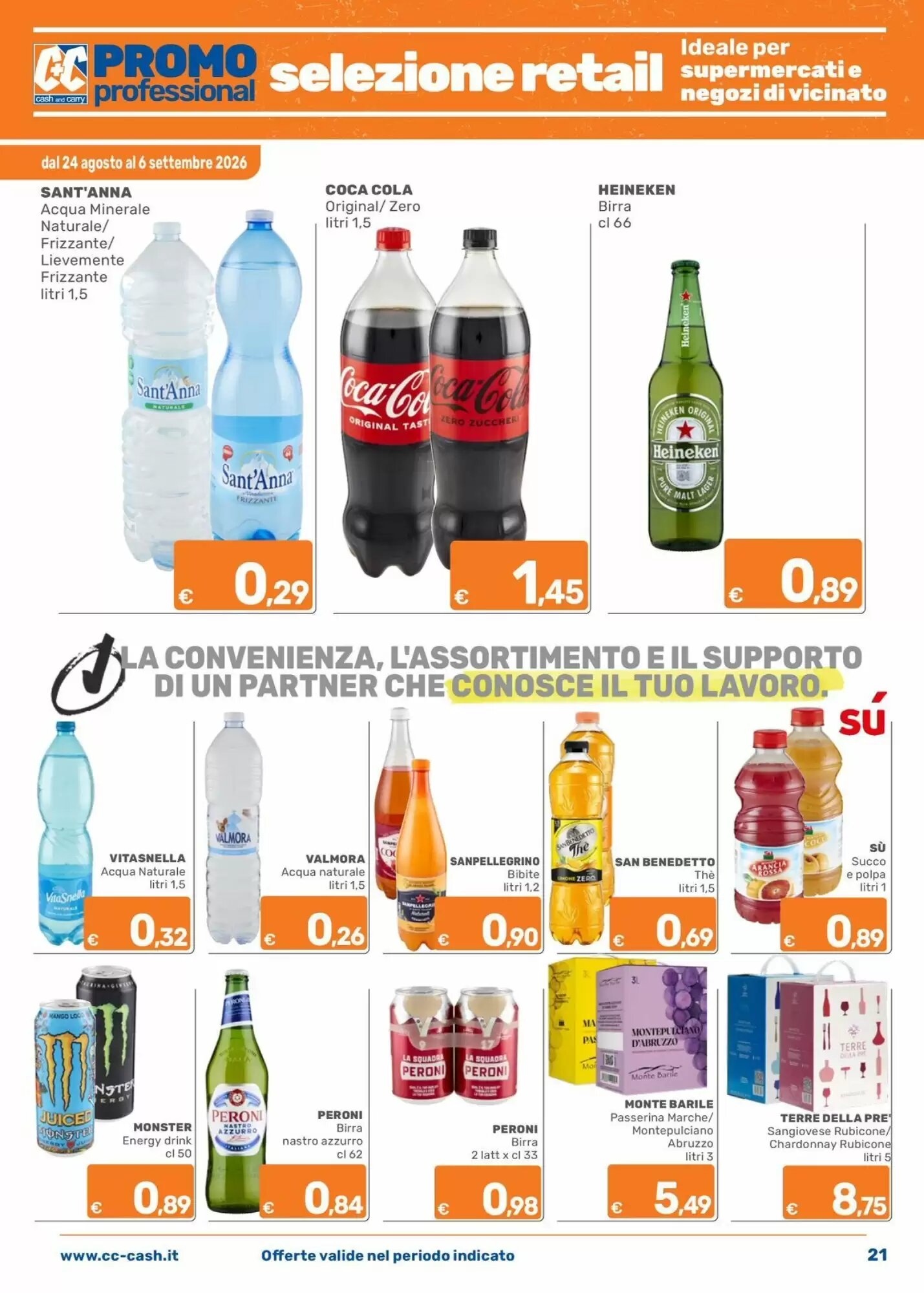 Volantino promozionale C+C Cash and Carry  valide dal 24/08/2026 - Pagina 21.