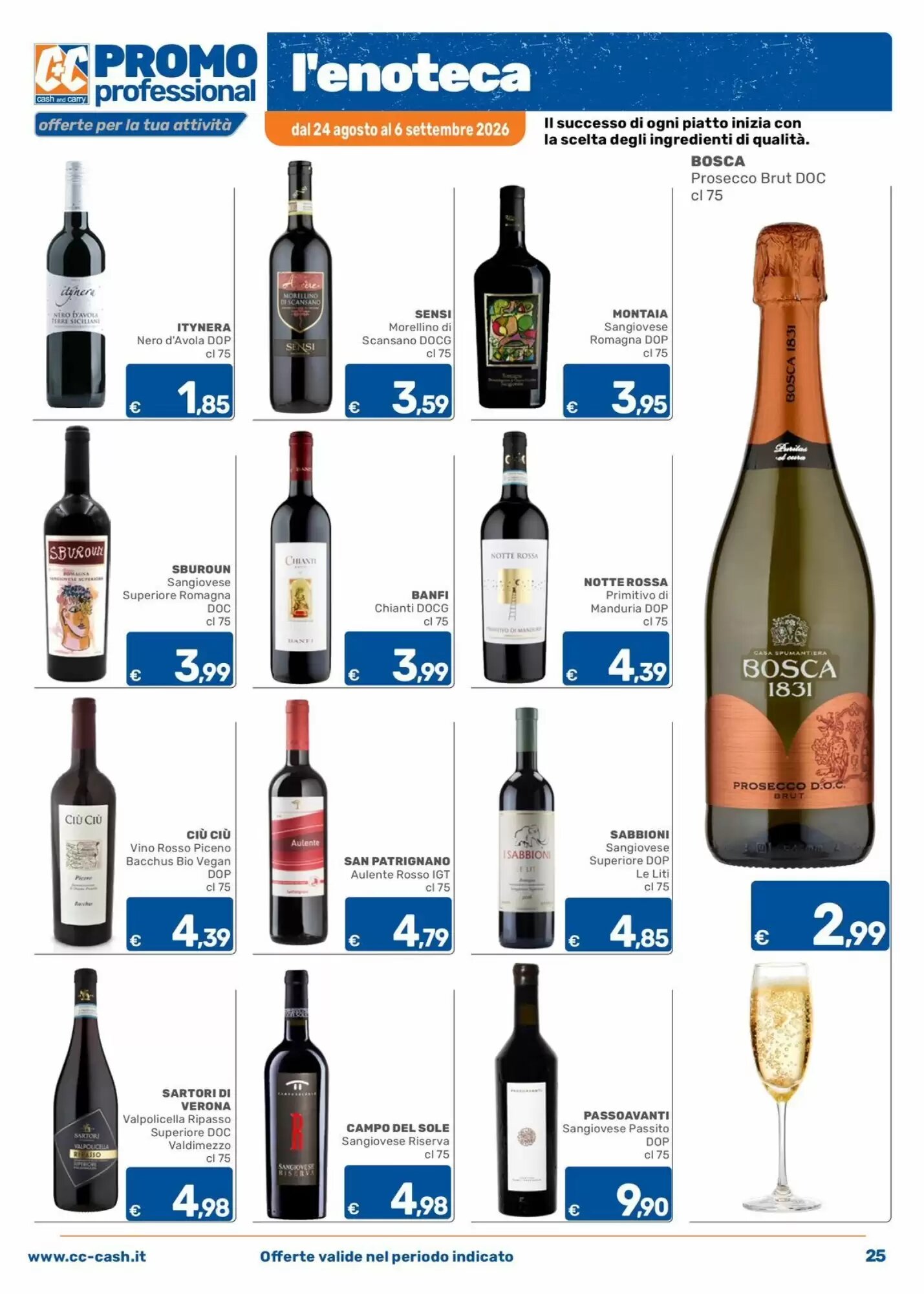 Volantino promozionale C+C Cash and Carry  valide dal 24/08/2026 - Pagina 25.