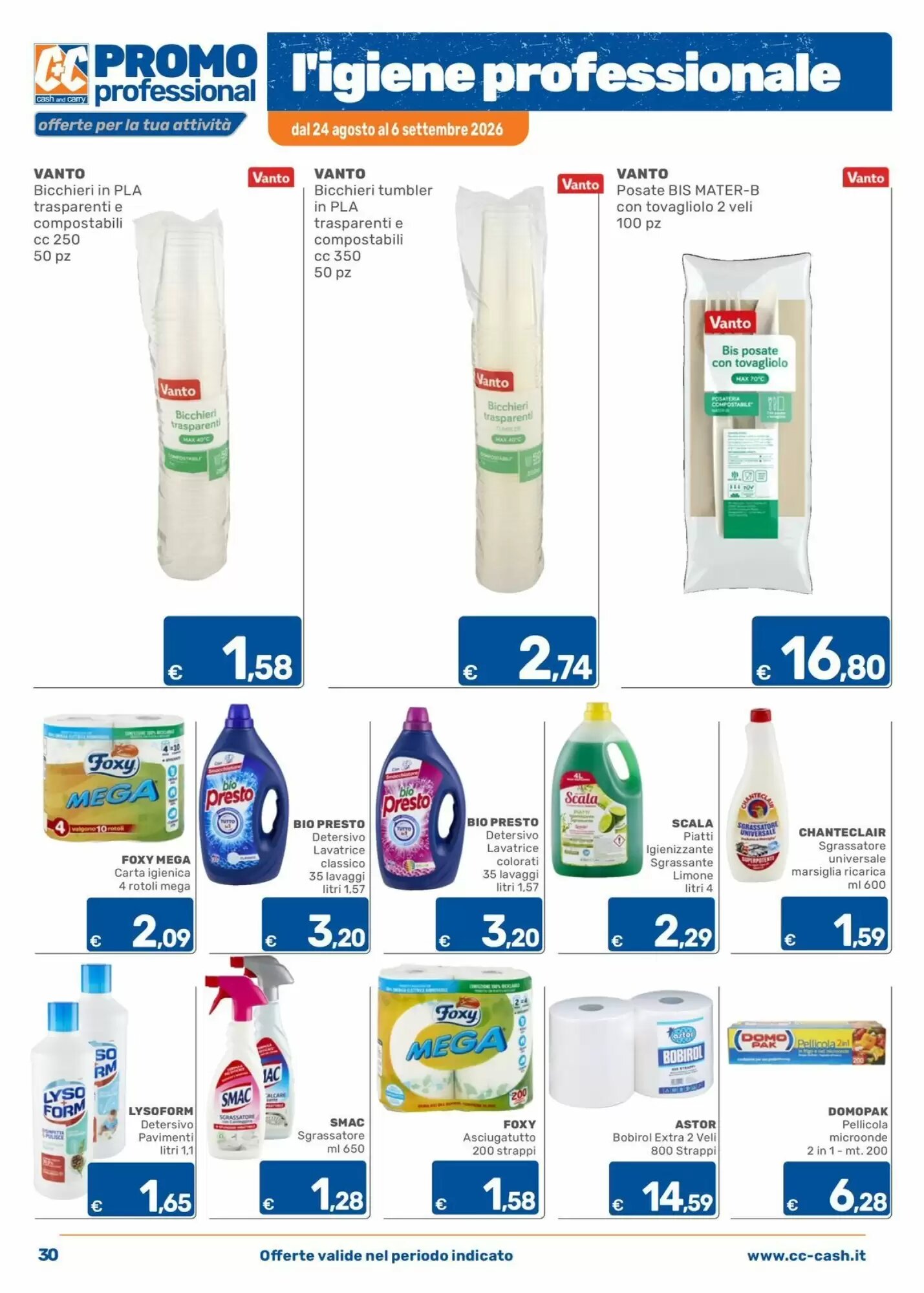 Volantino promozionale C+C Cash and Carry  valide dal 24/08/2026 - Pagina 30.