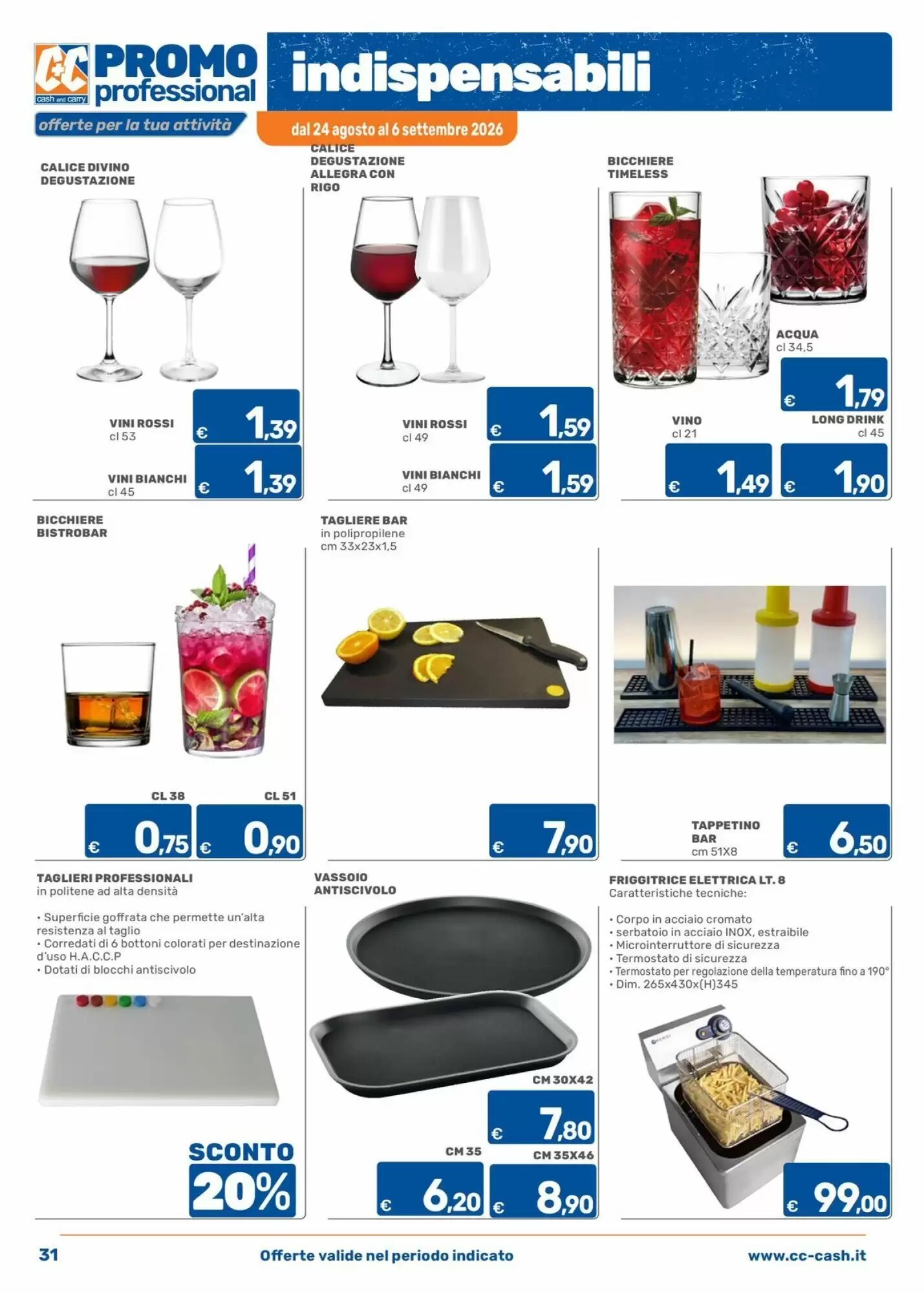 Volantino promozionale C+C Cash and Carry  valide dal 24/08/2026 - Pagina 31.