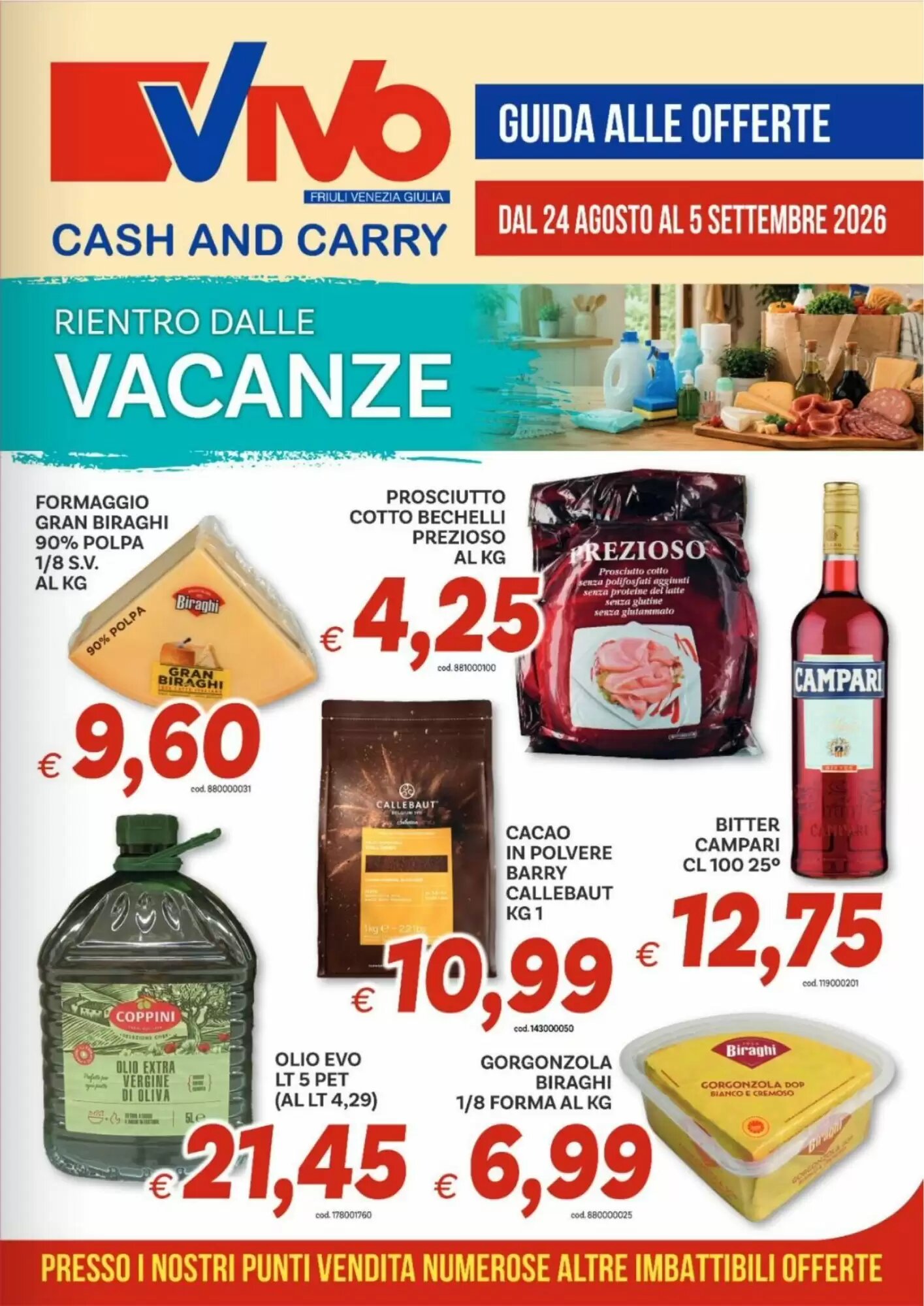 Volantino promozionale Vivo Supermercati valide dal 24/08/2026 - Pagina 1.