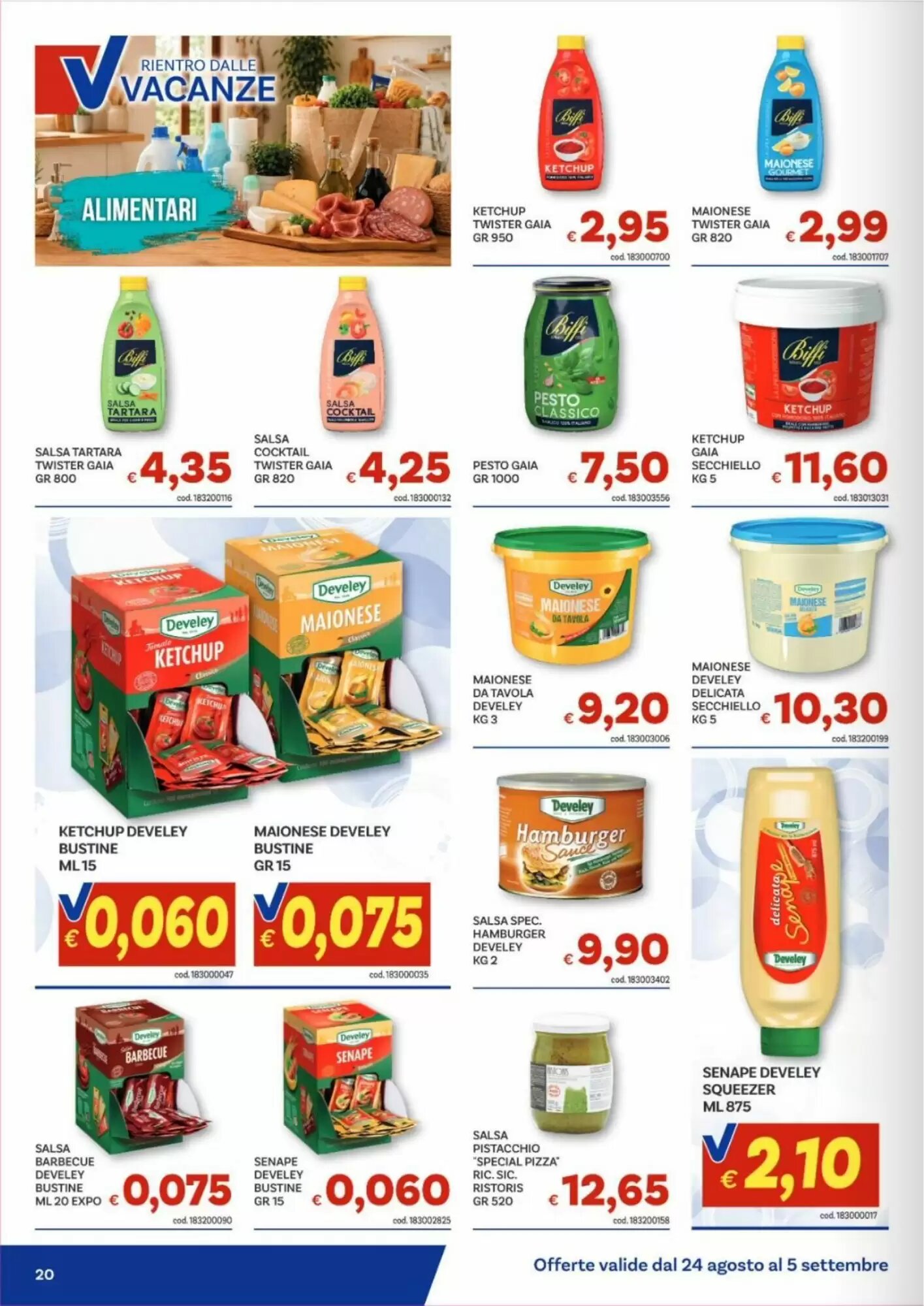 Volantino promozionale Vivo Supermercati  valide dal 24/08/2026 - Pagina 20.