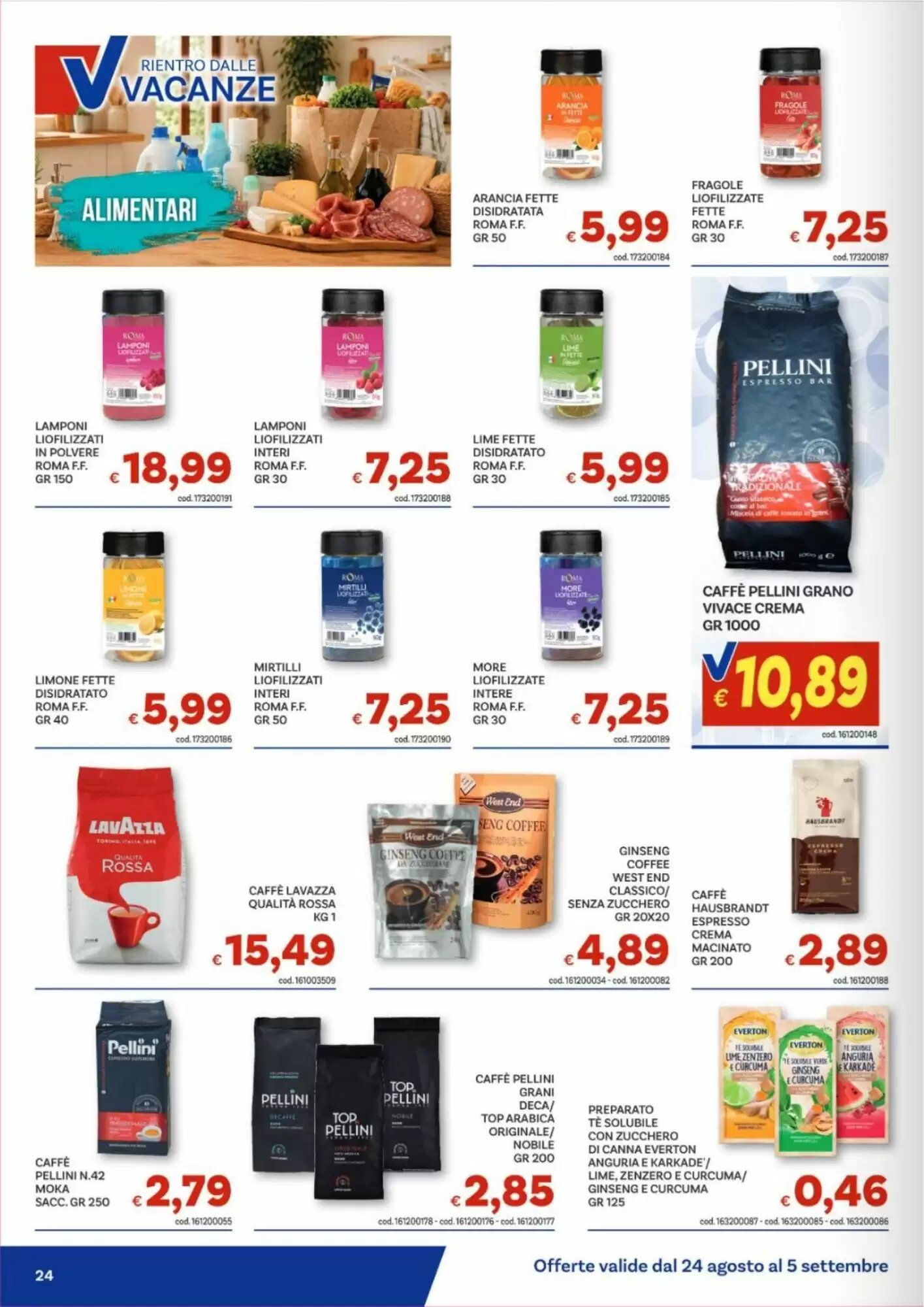 Volantino promozionale Vivo Supermercati  valide dal 24/08/2026 - Pagina 24.