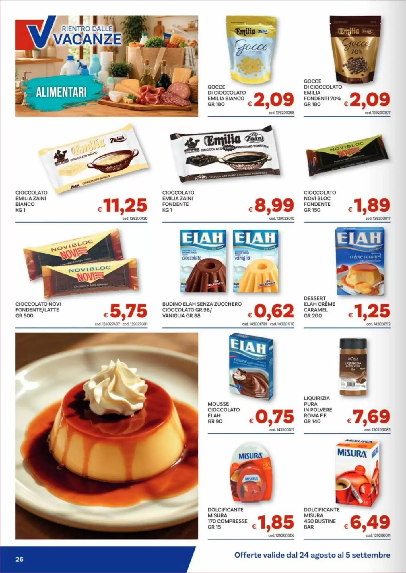 Volantino promozionale Vivo Supermercati  valide dal 24/08/2026 - Pagina 26.