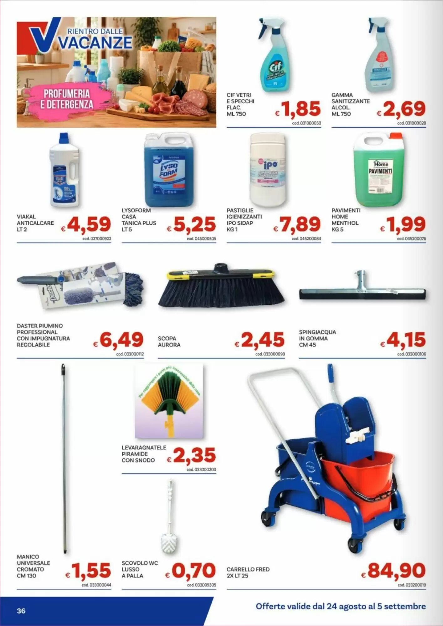 Volantino promozionale Vivo Supermercati  valide dal 24/08/2026 - Pagina 36.