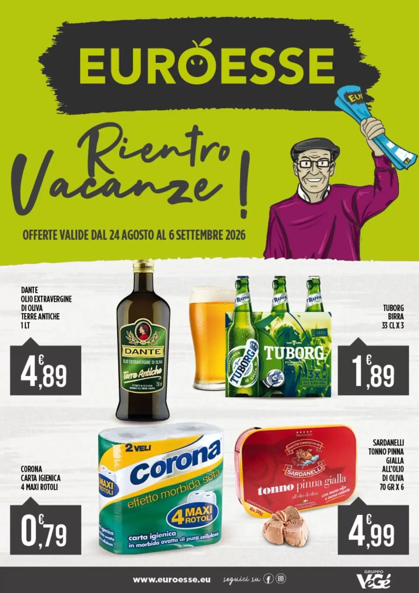 Volantino promozionale Euroesse  valide dal 24/08/2026 - Pagina 1.