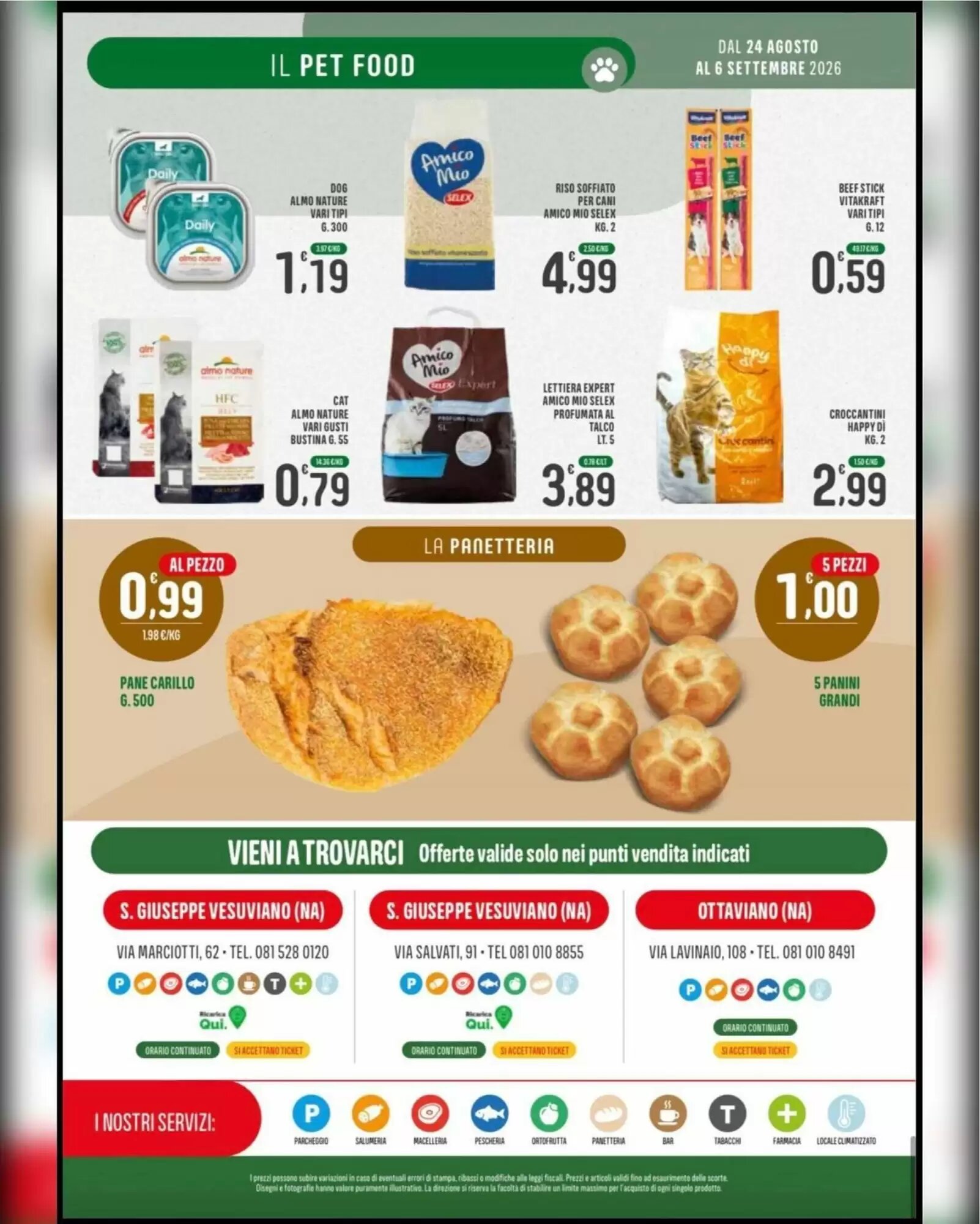 Volantino promozionale La Mimosa Supermercati  valide dal 24/08/2026 - Pagina 16.