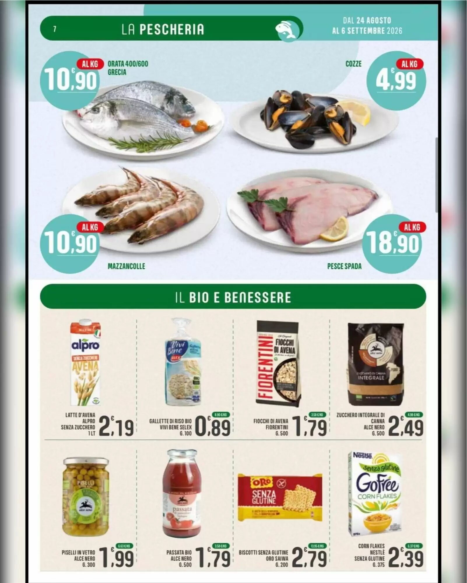 Volantino promozionale La Mimosa Supermercati  valide dal 24/08/2026 - Pagina 7.