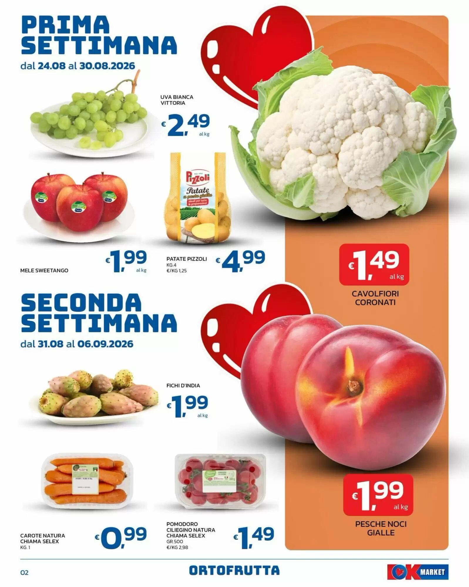 Volantino promozionale Ok Market  valide dal 24/08/2026 - Pagina 2.