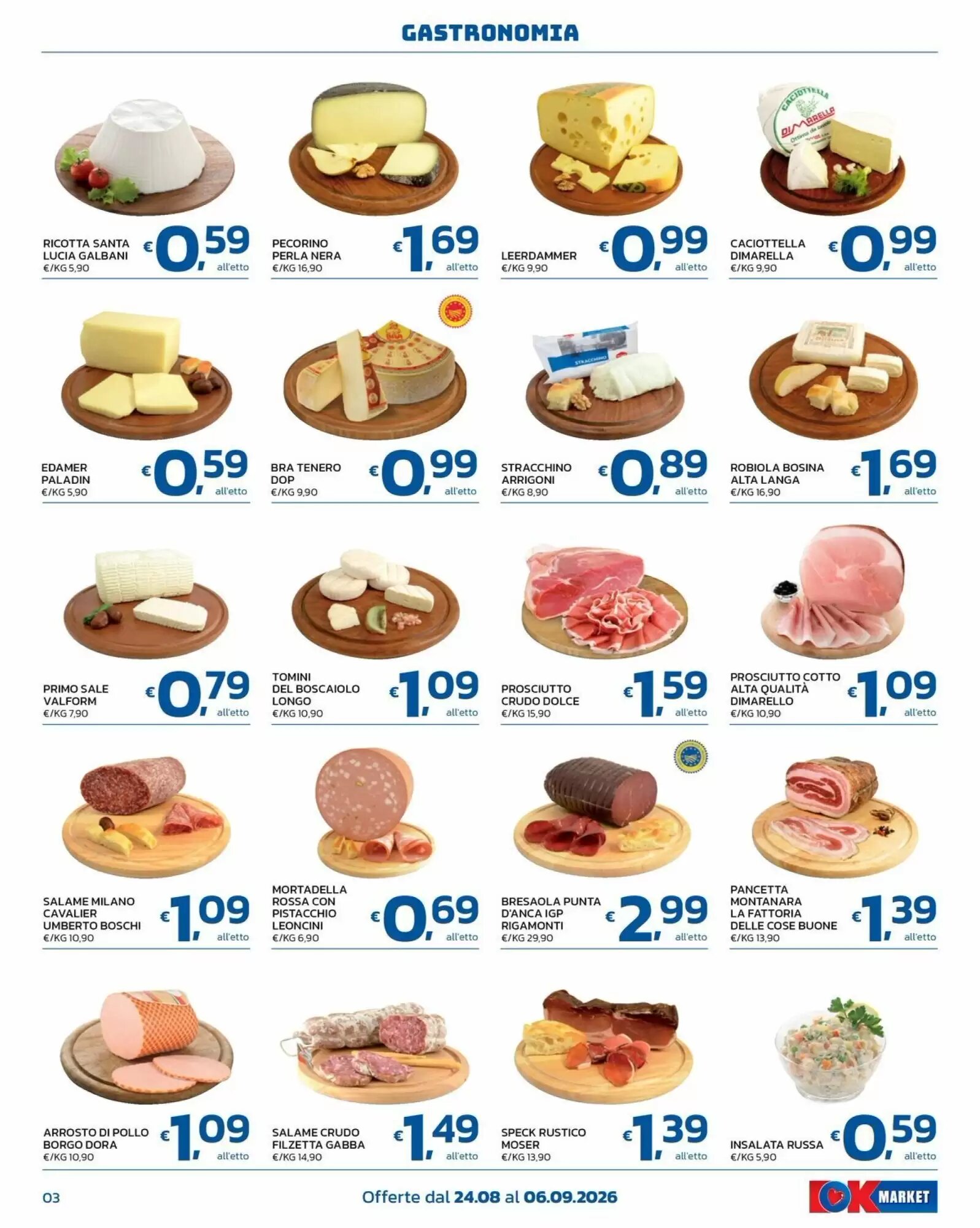 Volantino promozionale Ok Market  valide dal 24/08/2026 - Pagina 3.