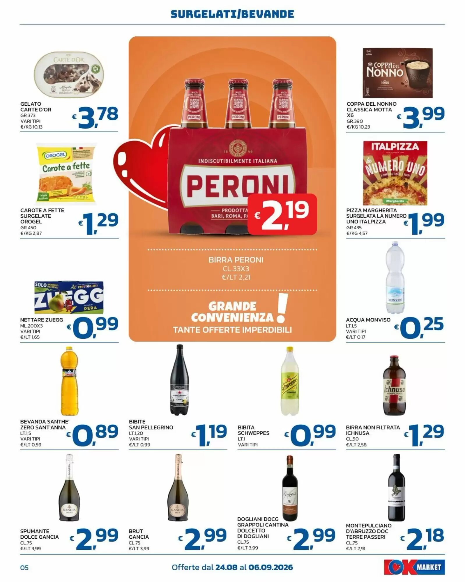 Volantino promozionale Ok Market  valide dal 24/08/2026 - Pagina 5.