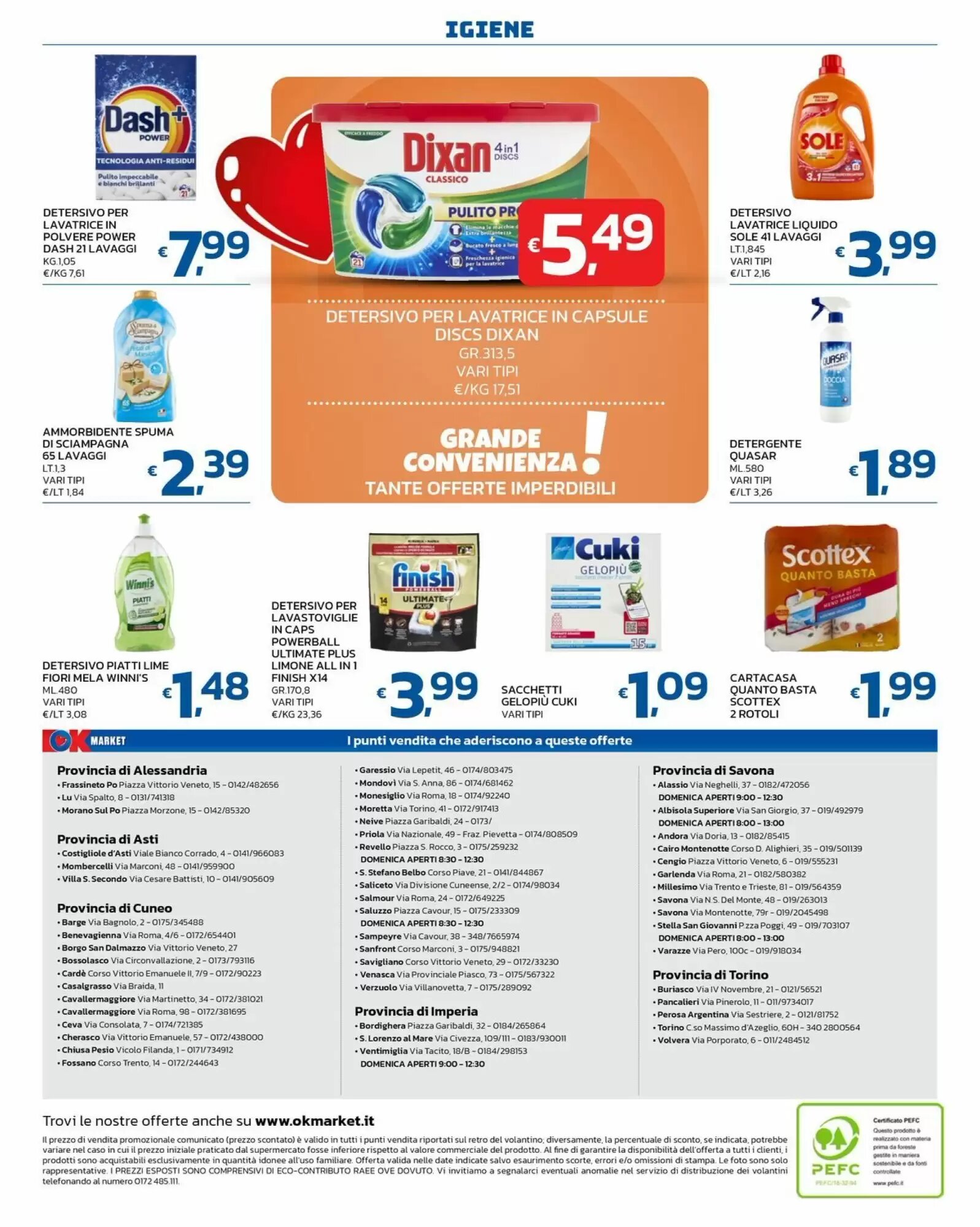 Volantino promozionale Ok Market  valide dal 24/08/2026 - Pagina 8.