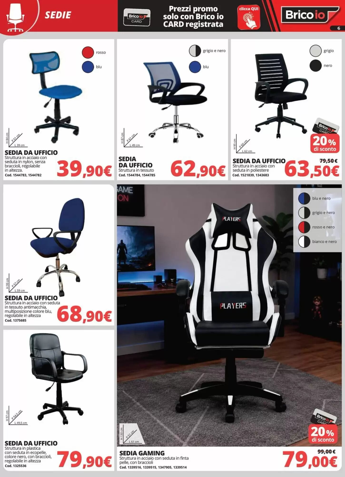 Volantino promozionale Brico Io  valide dal 24/08/2026 - Pagina 6.