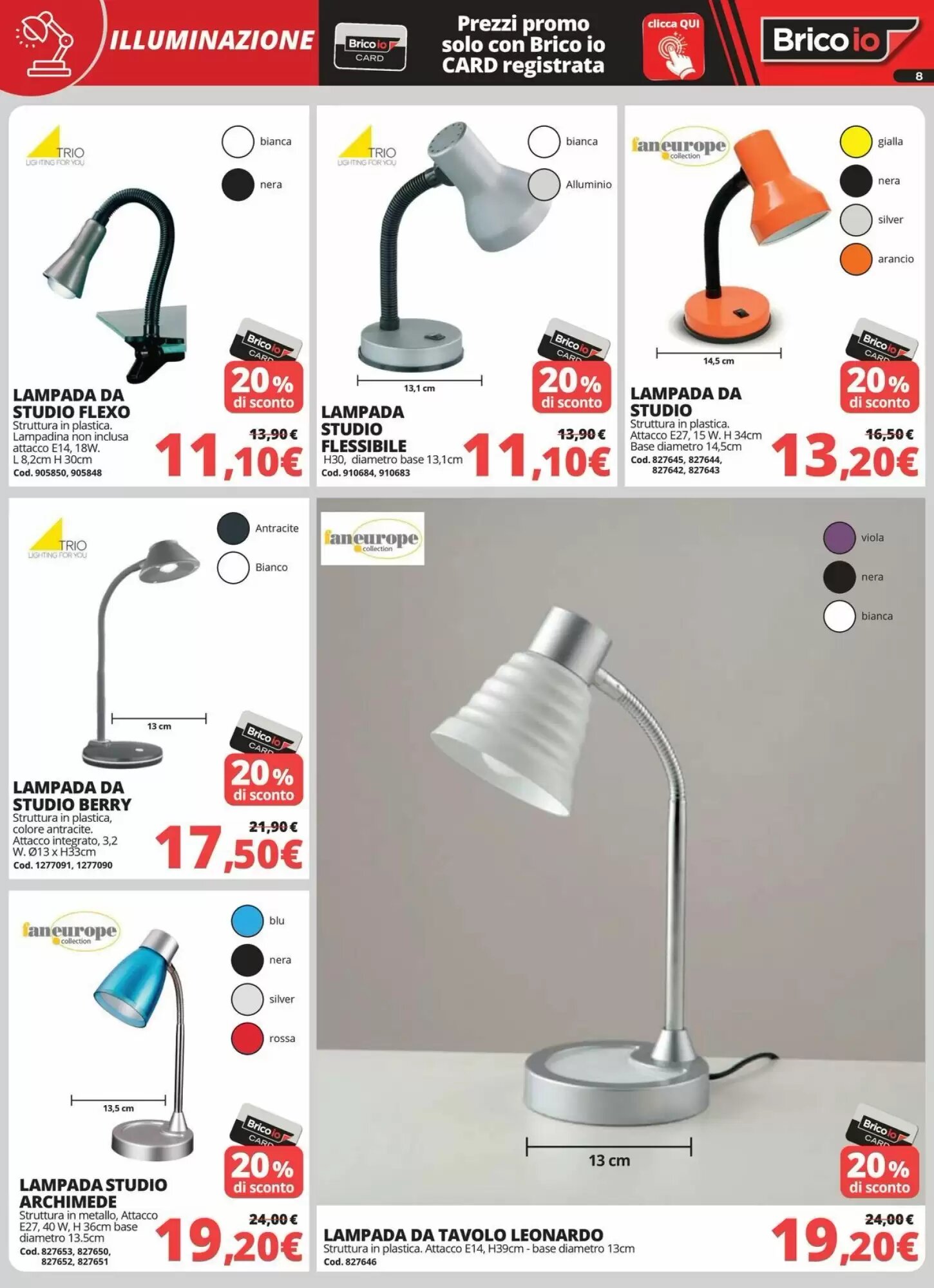 Volantino promozionale Brico Io  valide dal 24/08/2026 - Pagina 8.