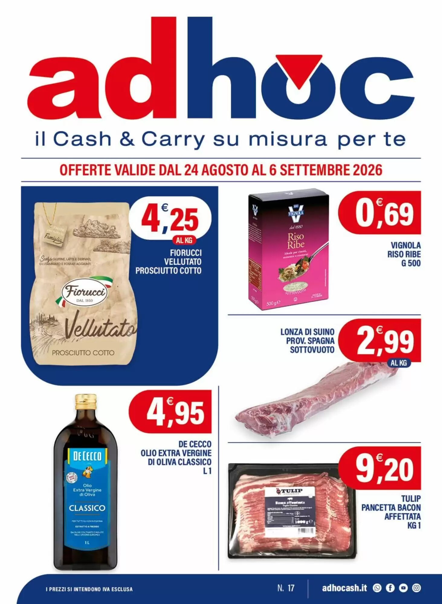 Volantino promozionale Adhoc valide dal 24/08/2026 - Pagina 1.