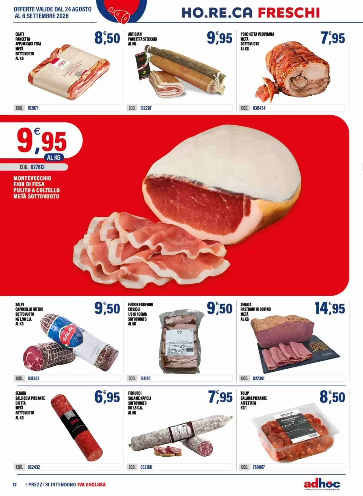 Volantino promozionale Adhoc  valide dal 24/08/2026 - Pagina 12.