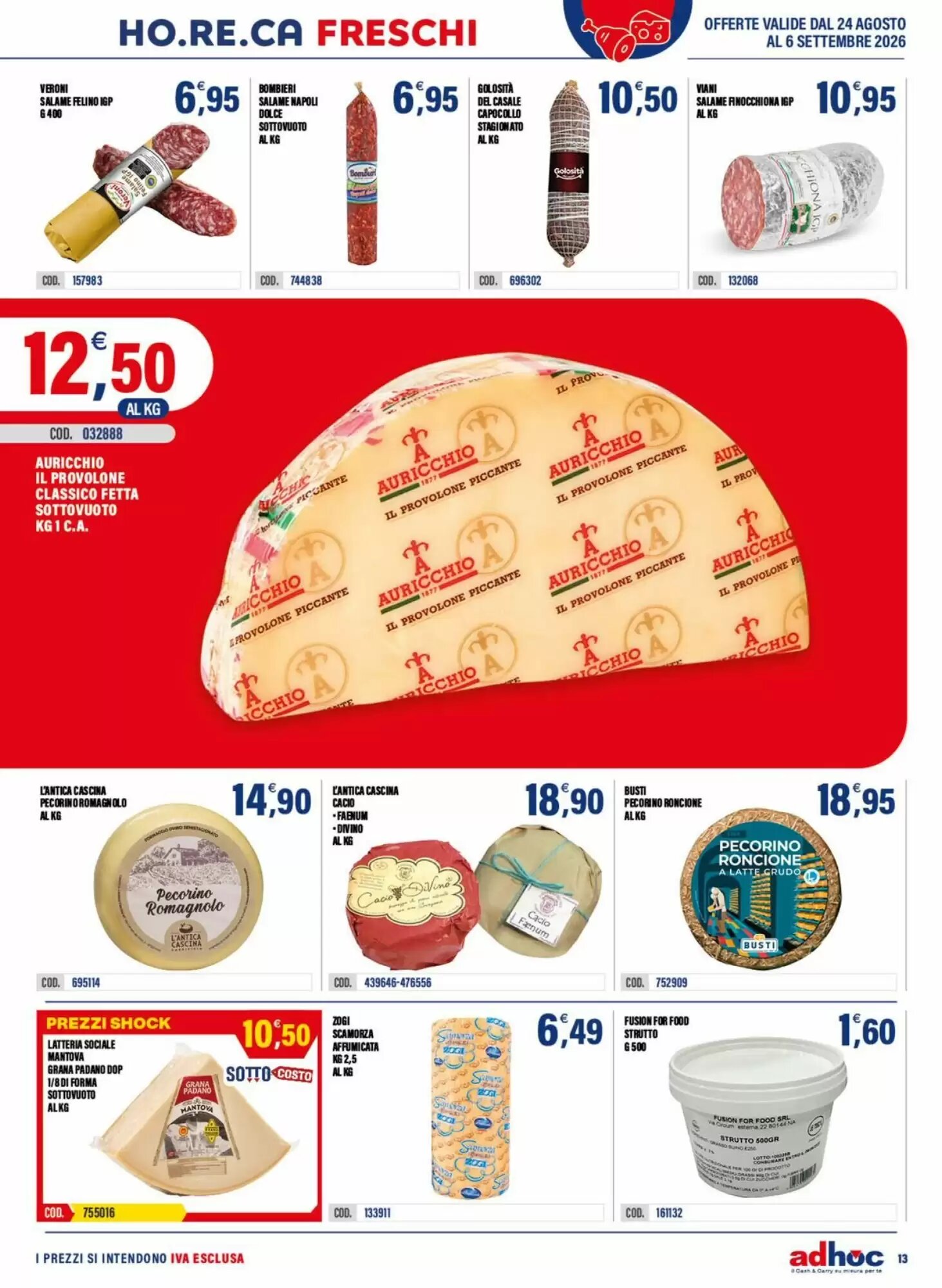 Volantino promozionale Adhoc  valide dal 24/08/2026 - Pagina 13.