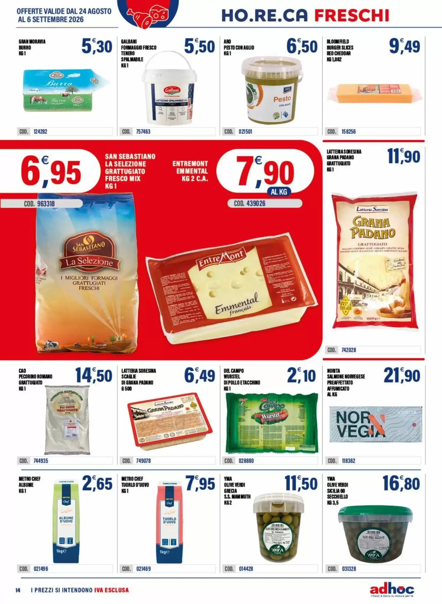 Volantino promozionale Adhoc  valide dal 24/08/2026 - Pagina 14.